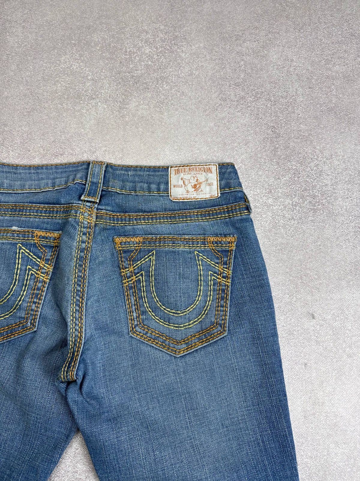 True Religion Vintage True Religion Y2K Chief Keef Style Baggy Jeans 27 Size US 27 - 3 Thumbnail