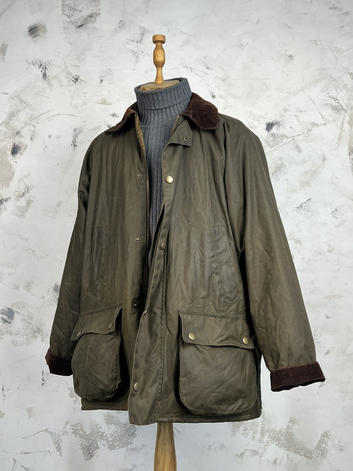 Marks & Spencer Vintage Marks & Spencer Waxed Field Jacket Size M - L Size US M / EU 48-50 / 2 - 1 Thumbnail