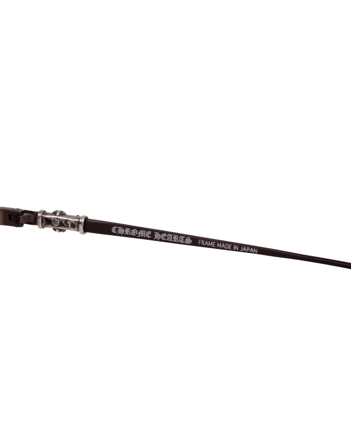 Chrome Hearts Chrome Hearts « STAINS » Sunglasses Brown Size ONE SIZE - 7 Thumbnail