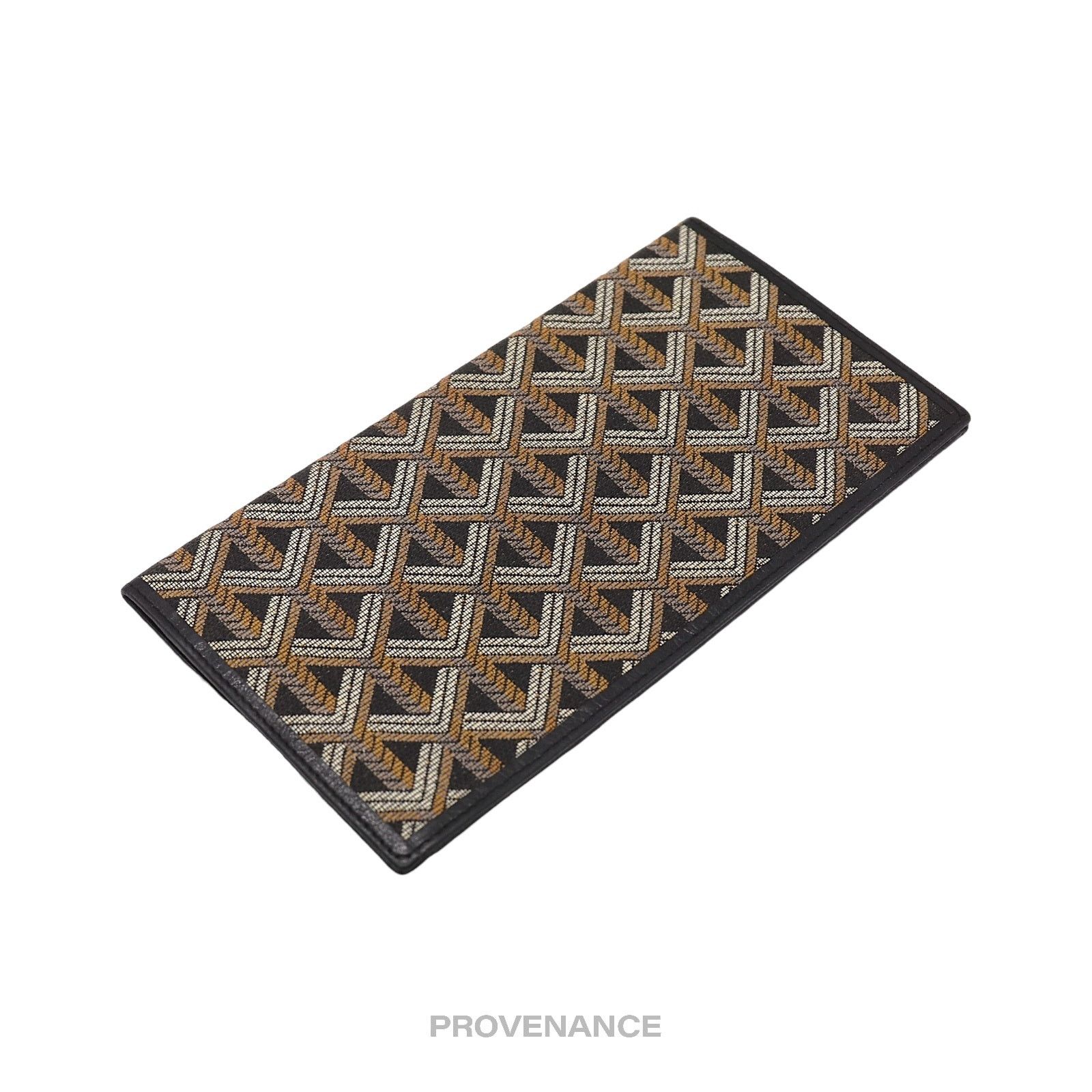 Goyard 🔴 Goyard Long Wallet - Black Jacquard Goyardine Size ONE SIZE - 3 Thumbnail