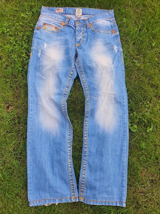 Vintage True Religion Rainbow Bobby Jeans Denim Y2K Japa Man Size 30 Blue