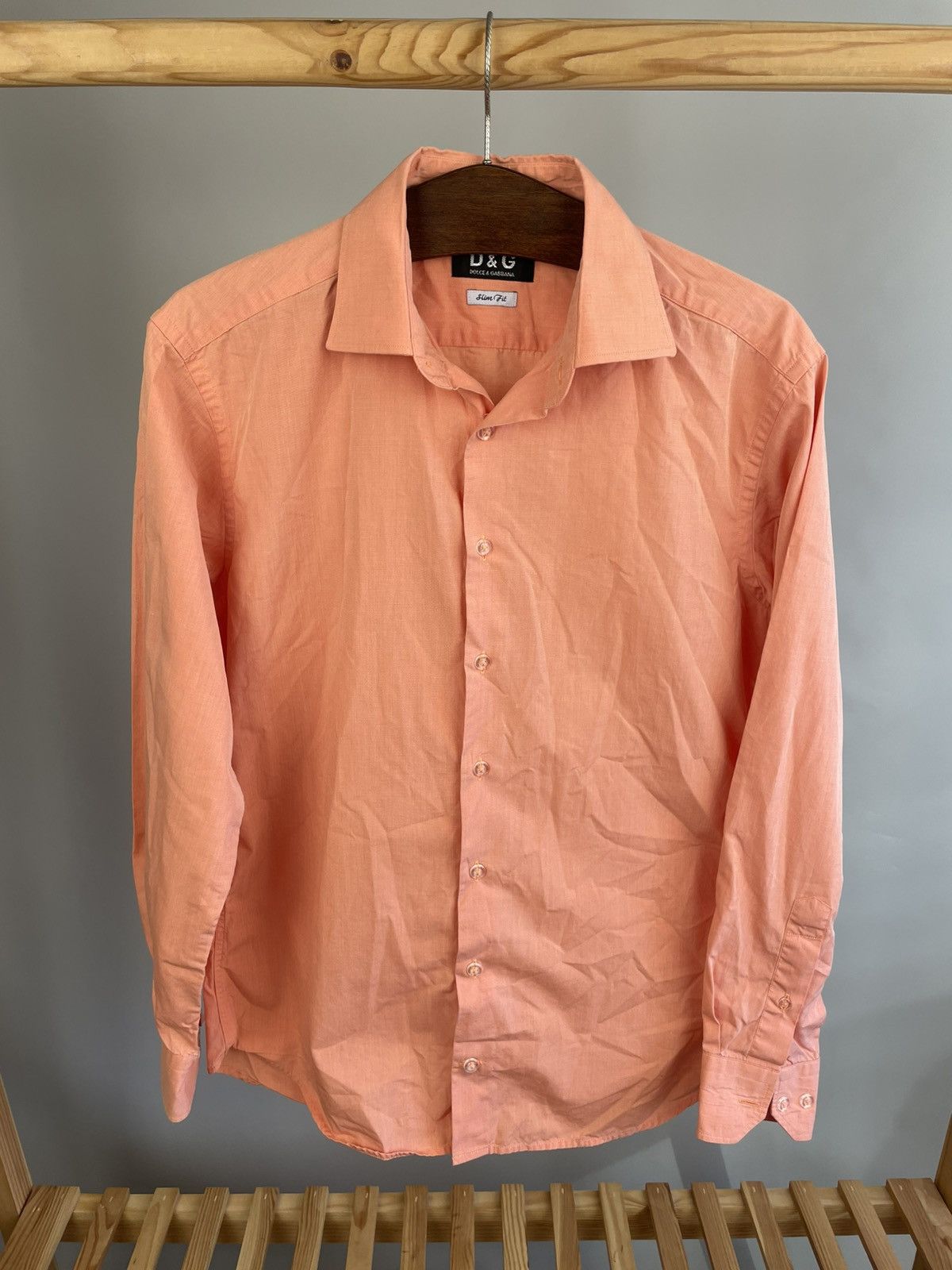Dolce & Gabbana Dolce & Gabbana vintage shirt size 15 3/4 Size US L / EU 52-54 / 3 - 1 Thumbnail