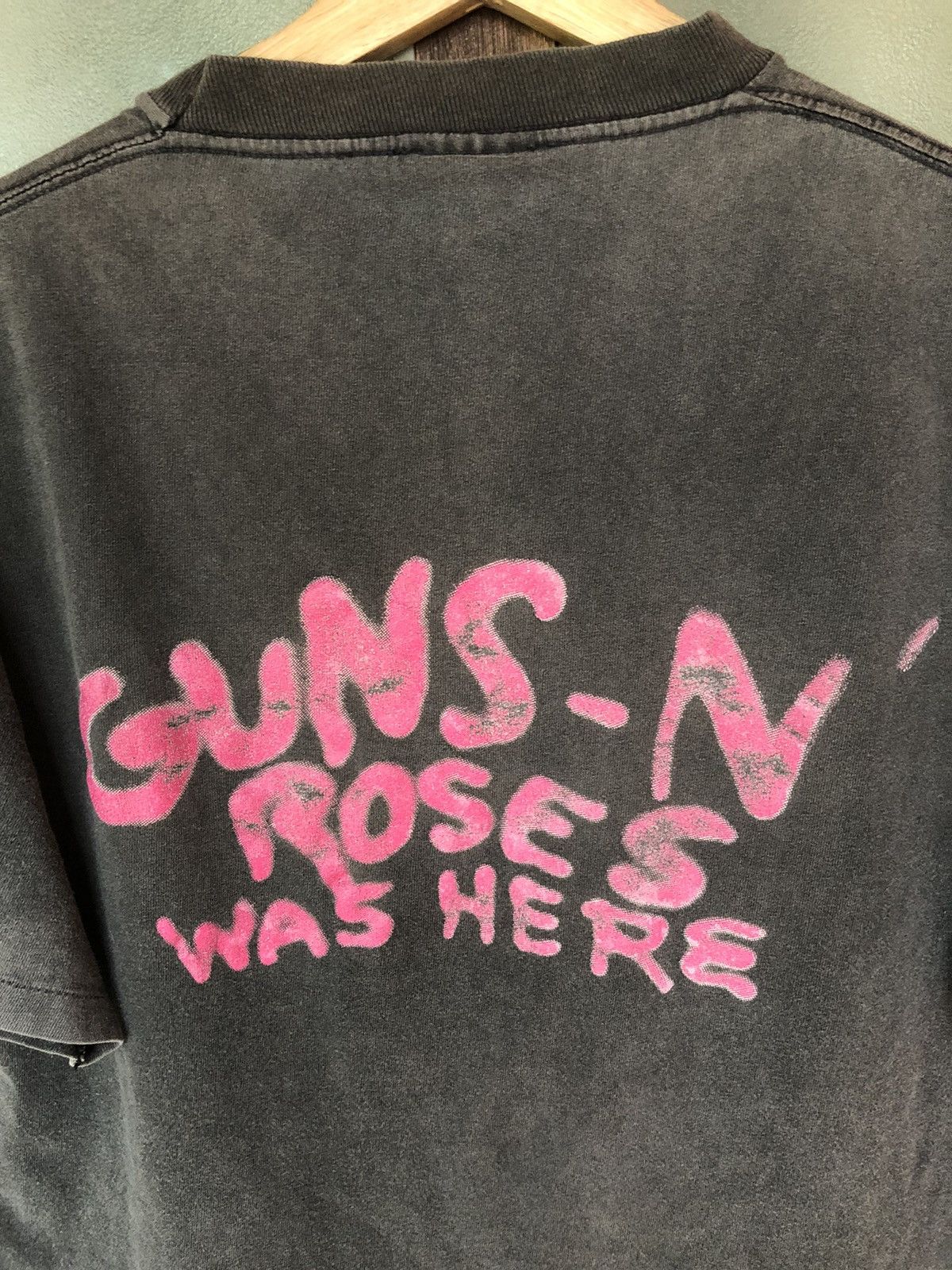 Band Tees Vintage 1989 Guns N Roses Was Here Shirt Tee Size US L / EU 52-54 / 3 - 11 Thumbnail