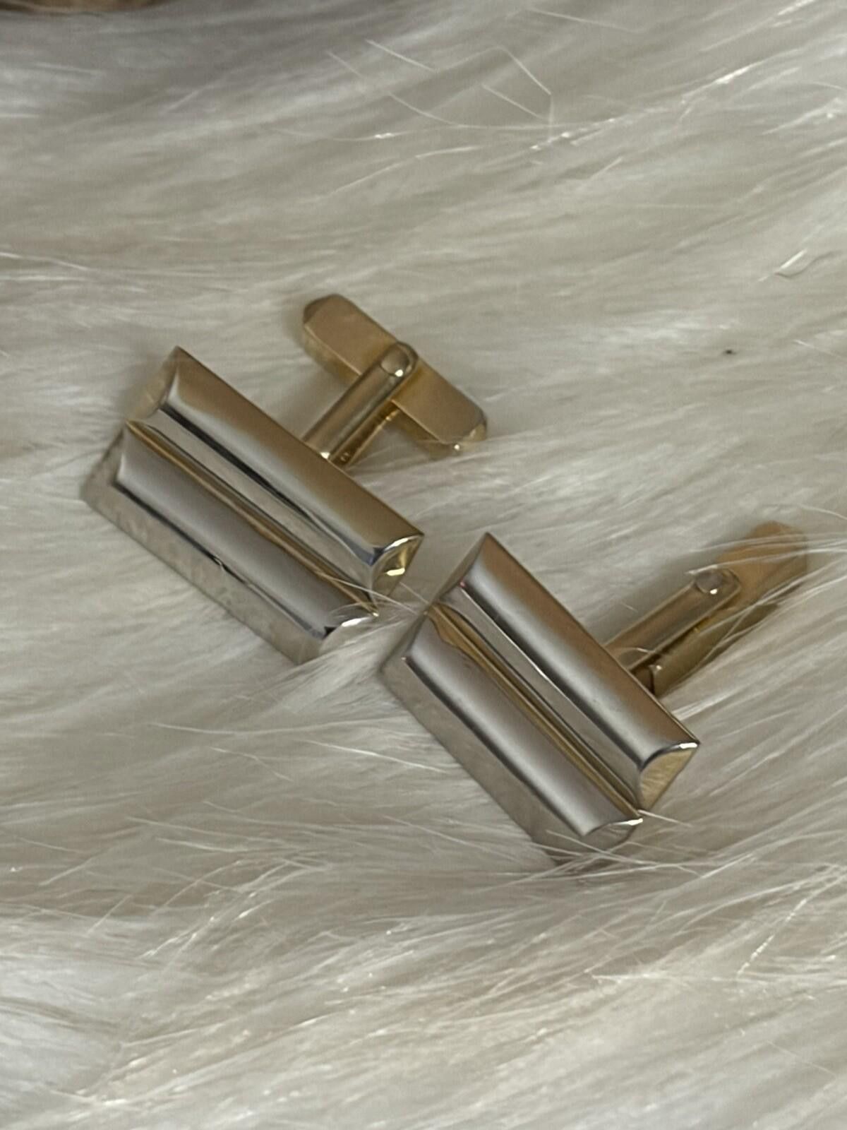 Sankuanz Swank Men's Vintage Cufflinks Gold Tone Size ONE SIZE - 3 Thumbnail