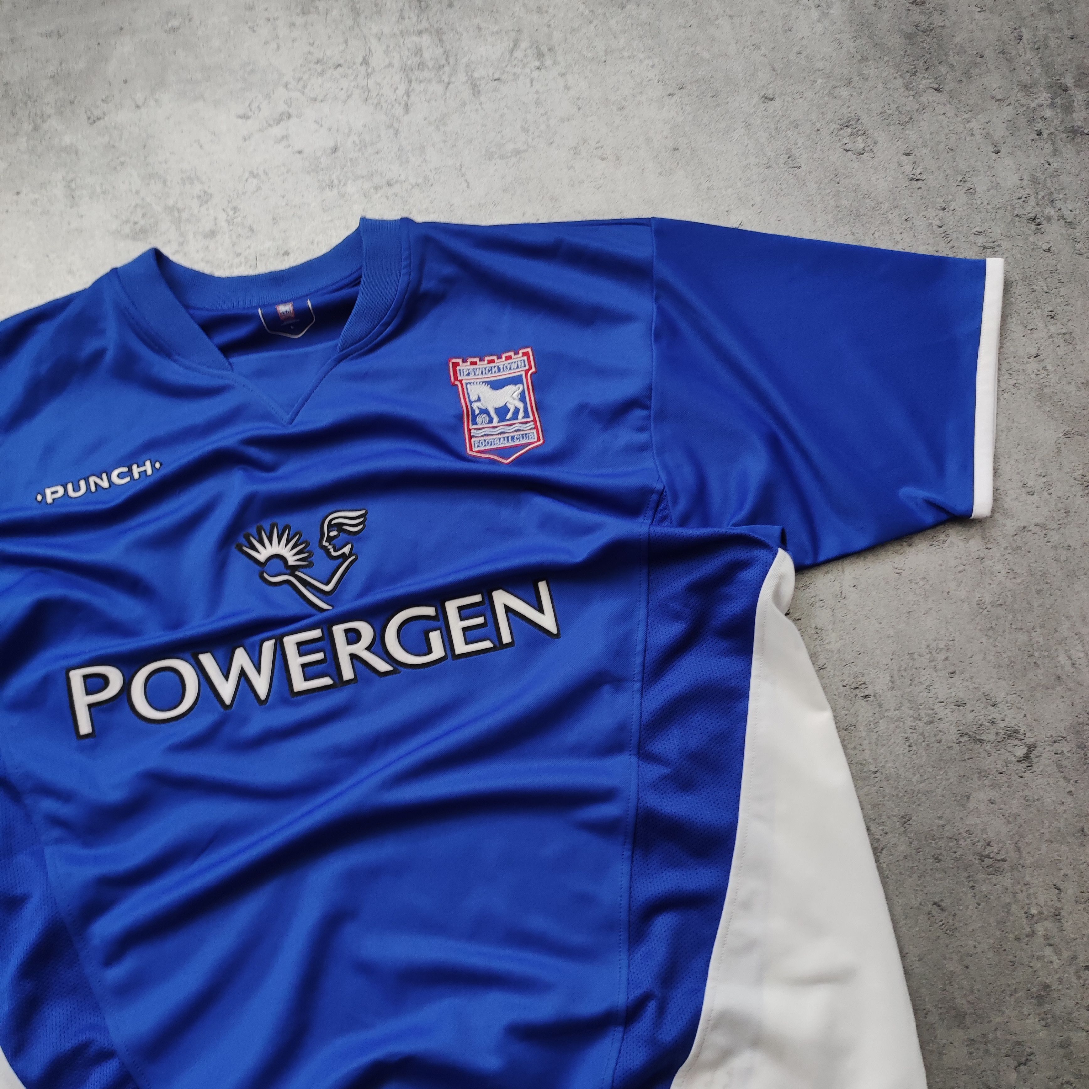 Vintage RARE 2003/04 Vintage Ipswich Town Football Club Home Jersey Size US L / EU 52-54 / 3 - 3 Thumbnail