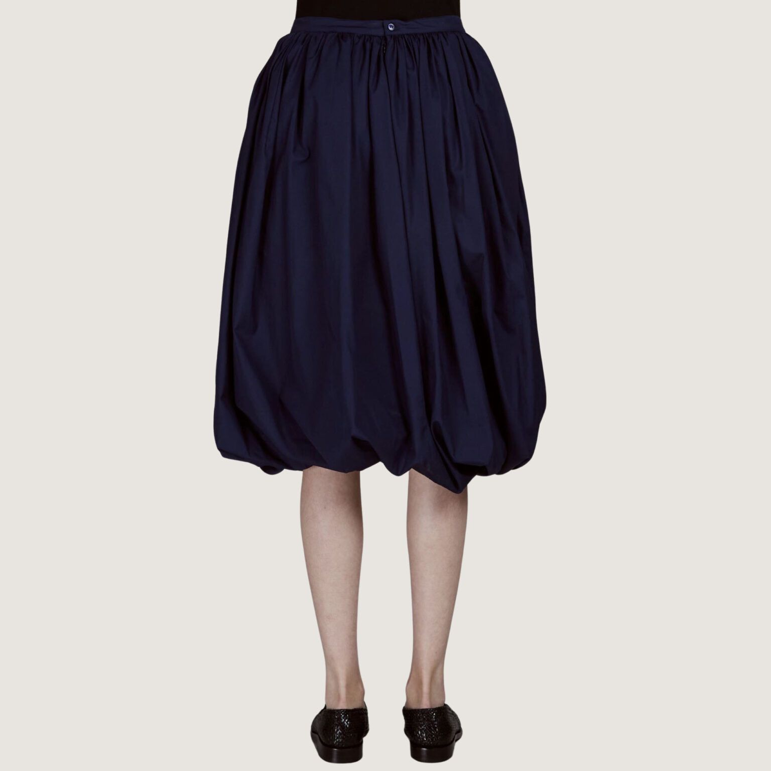 Marni oc11z0525 Balloon Midi Skirt in Navy Blue Size 27" / US 4 / IT 40 - 3 Thumbnail
