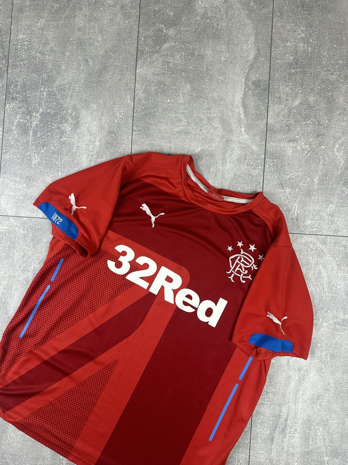 Puma Puma Rangers 2014/15 Third Soccer Football Jersey Size US L / EU 52-54 / 3 - 2 Thumbnail