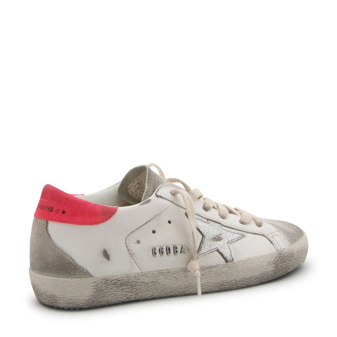 Golden Goose o1bcso1str0725 Fucsia Leather Sneakers in White Size US 7 / IT 37 - 2 Thumbnail