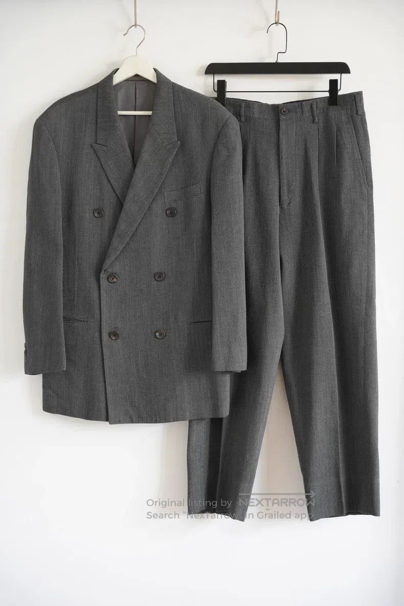 Yohji Yamamoto Yohji Yamamoto size m/l 90s Waffle Suits Size 38R - 1 Thumbnail
