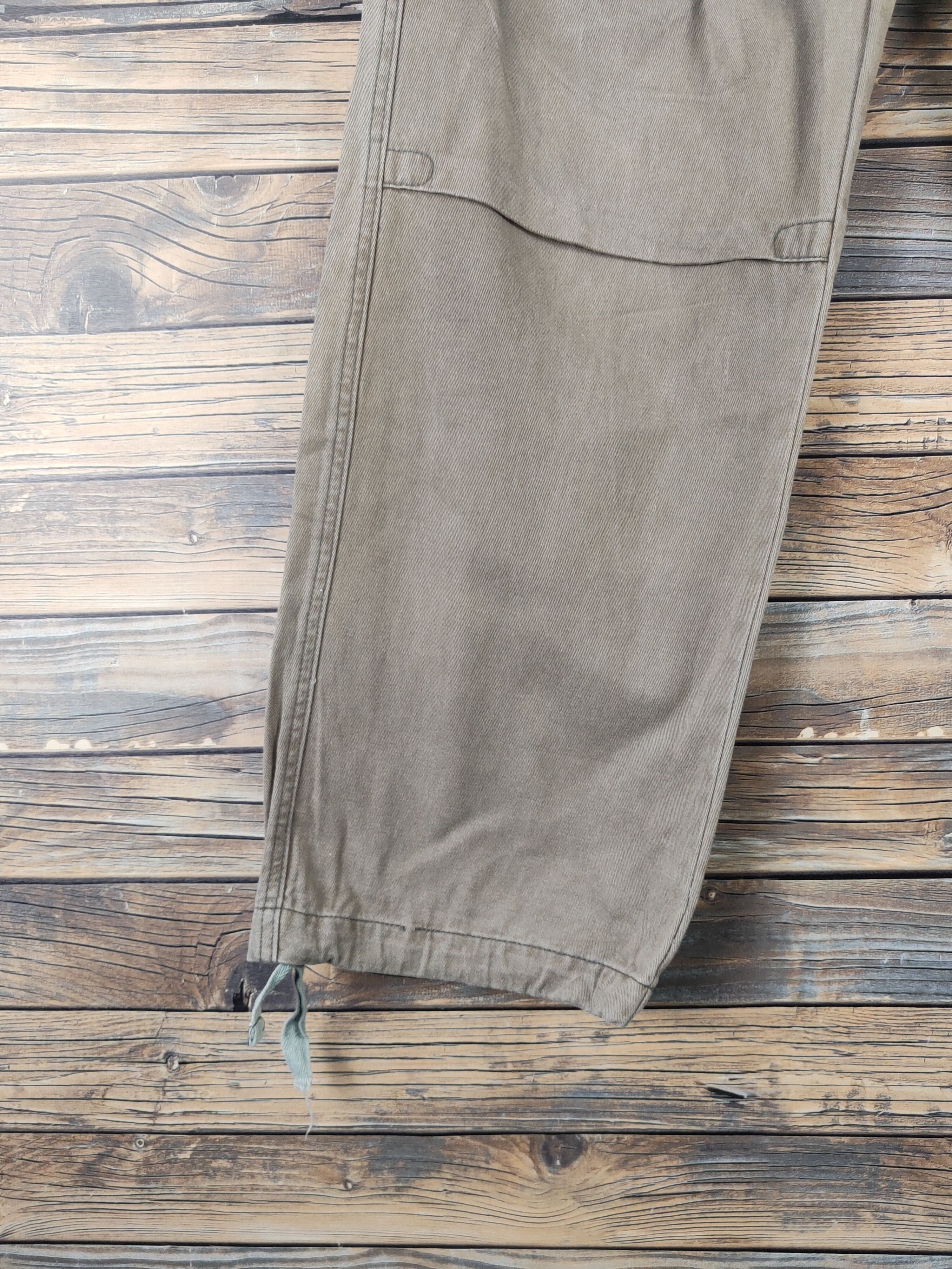 Japanese Brand DL SOHC Olive Faded Multipocket Tactical Cargo Pants #1365 Size US 29 - 4 Thumbnail