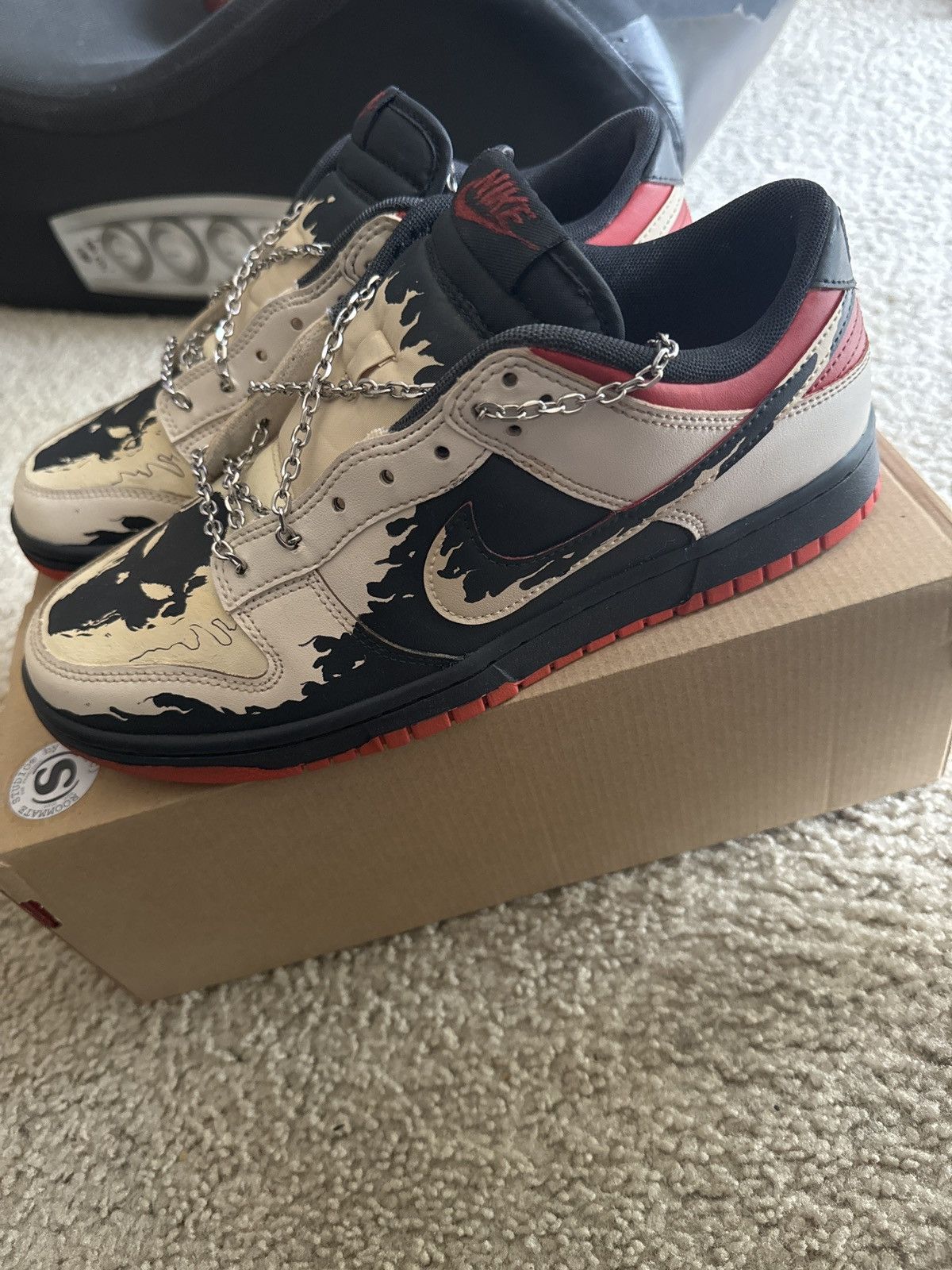 Nike Nike Dunk Ghost Rider Custom Marvel Size US 9 / EU 42 - 3 Thumbnail