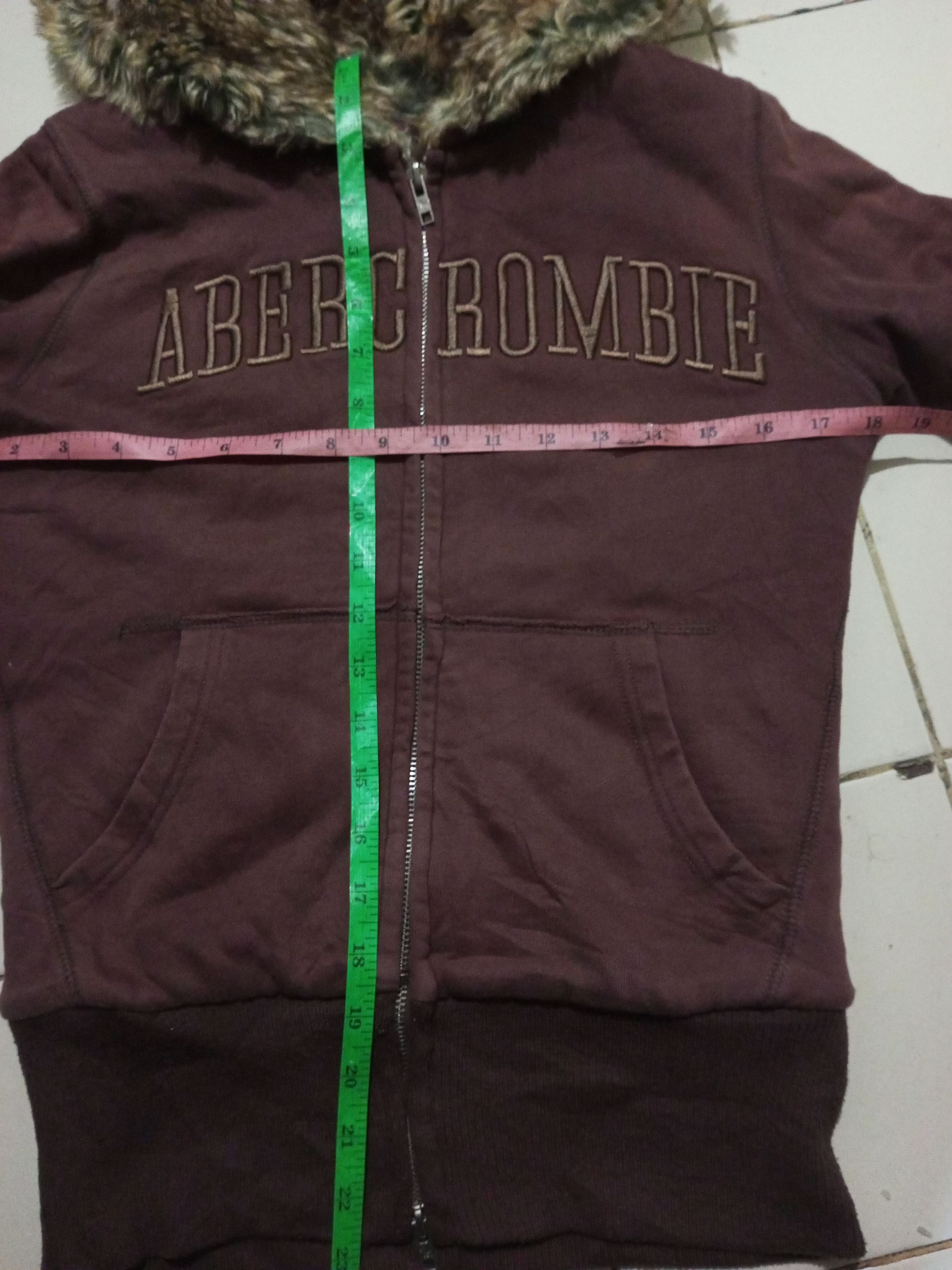 If Six Was Nine Y2K Fur Hoodie Double Zipper Aberchrombie Size M / US 6-8 / IT 42-44 - 5 Thumbnail