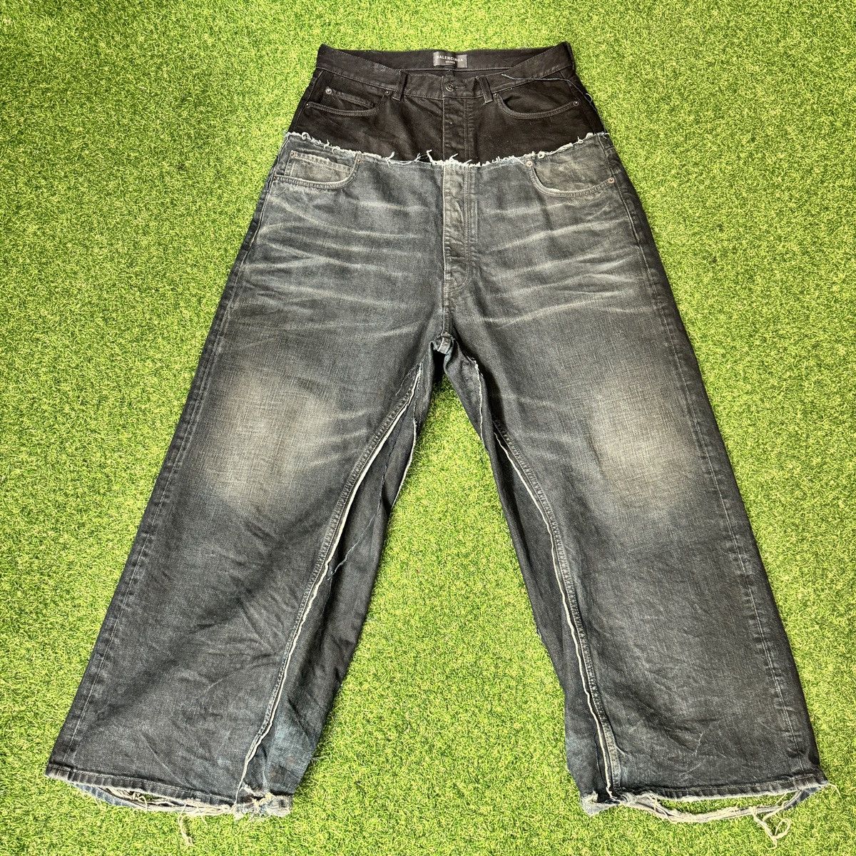 Balenciaga Balenciaga “Cut Up” Distressed Denim | Grailed