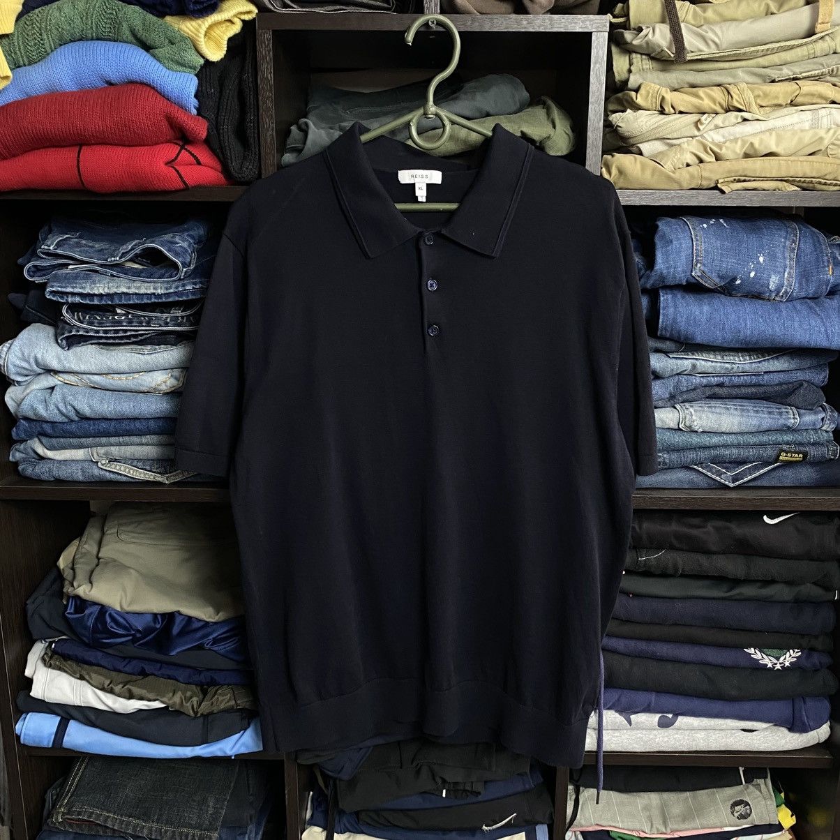 Reiss Luxury Reiss Basic oldmoney designer streetwear polo Size US XL / EU 56 / 4 - 1 Thumbnail