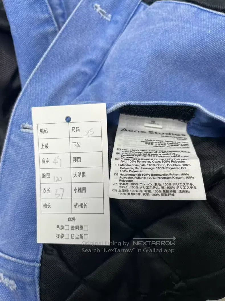 Acne Studios Acne Studios Face Expression Distressed Denim Jacket Size US XS / EU 42 / 0 - 6 Thumbnail