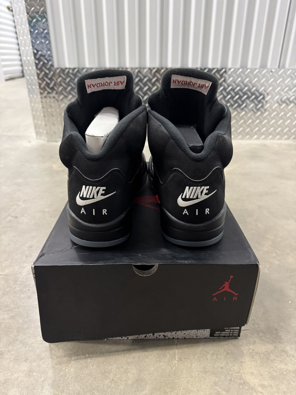 Jordan Brand Jordan 5 Retro OG Metallic Silver Size 12 Size US 12 / EU 45 - 5 Thumbnail