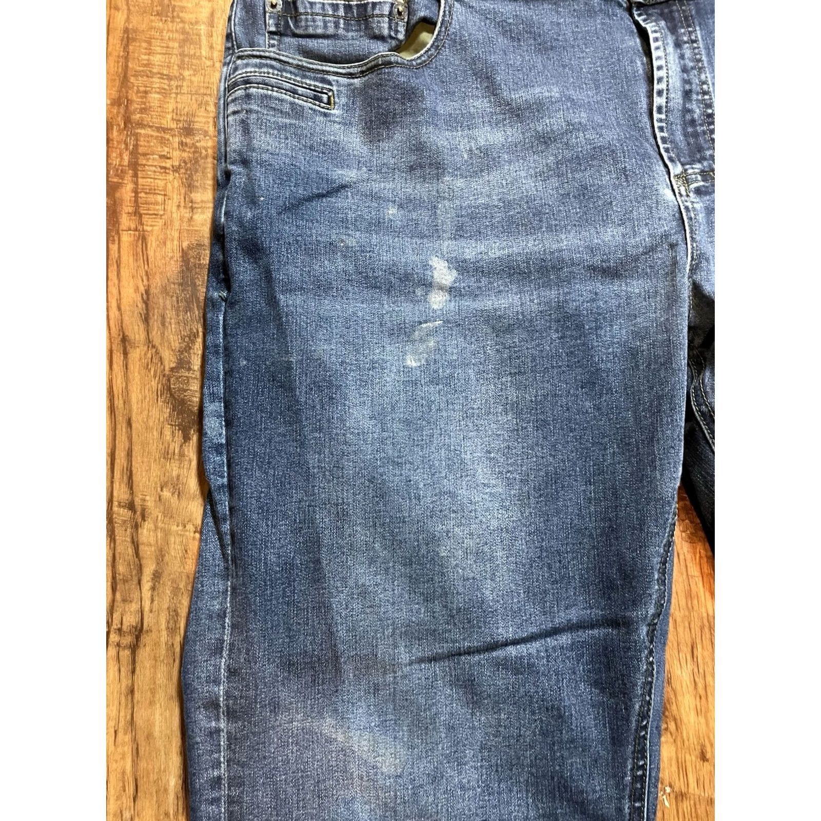 Denime Viktos Jeans Mens 41x32 Blue Denim Regular straight USA Pocket Breathable F565 Size US 41 - 6 Thumbnail