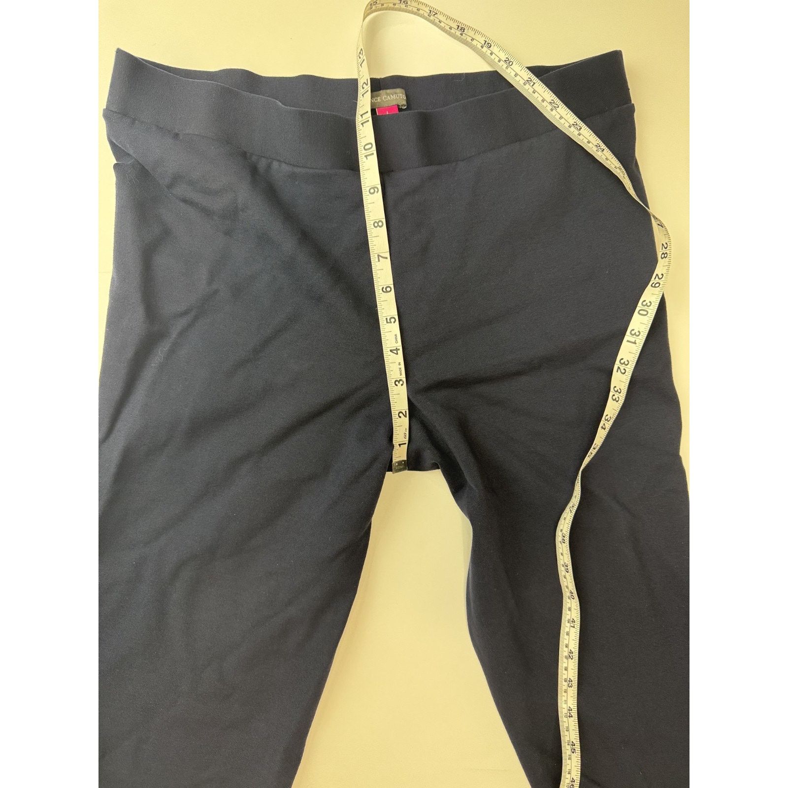 Vince Camuto Vince Camuto Ponte Knit Slim Leg Navy Blue Pants 9199312 Lrg Size 32" / US 10 / IT 46 - 6 Thumbnail