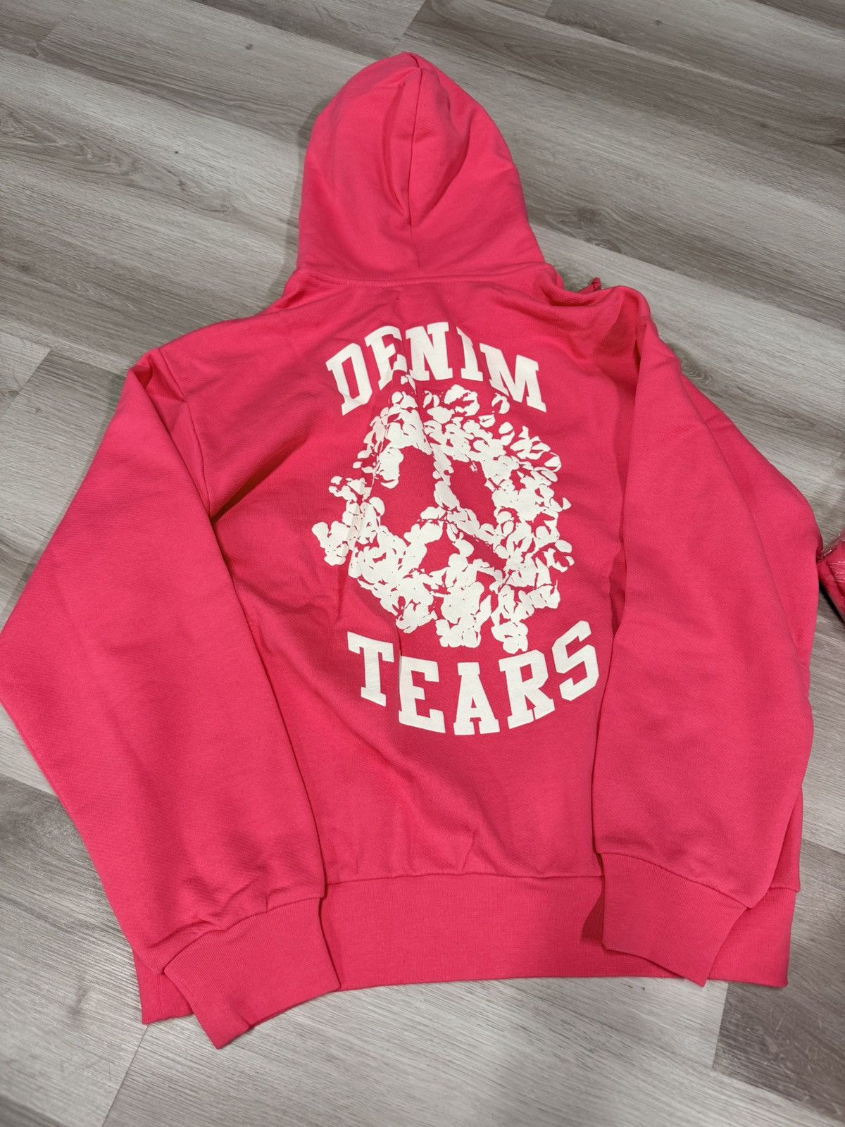 DENIM TEARS Denim Tears Pink University Hoodie Size US L / EU 52-54 / 3 - 6 Thumbnail