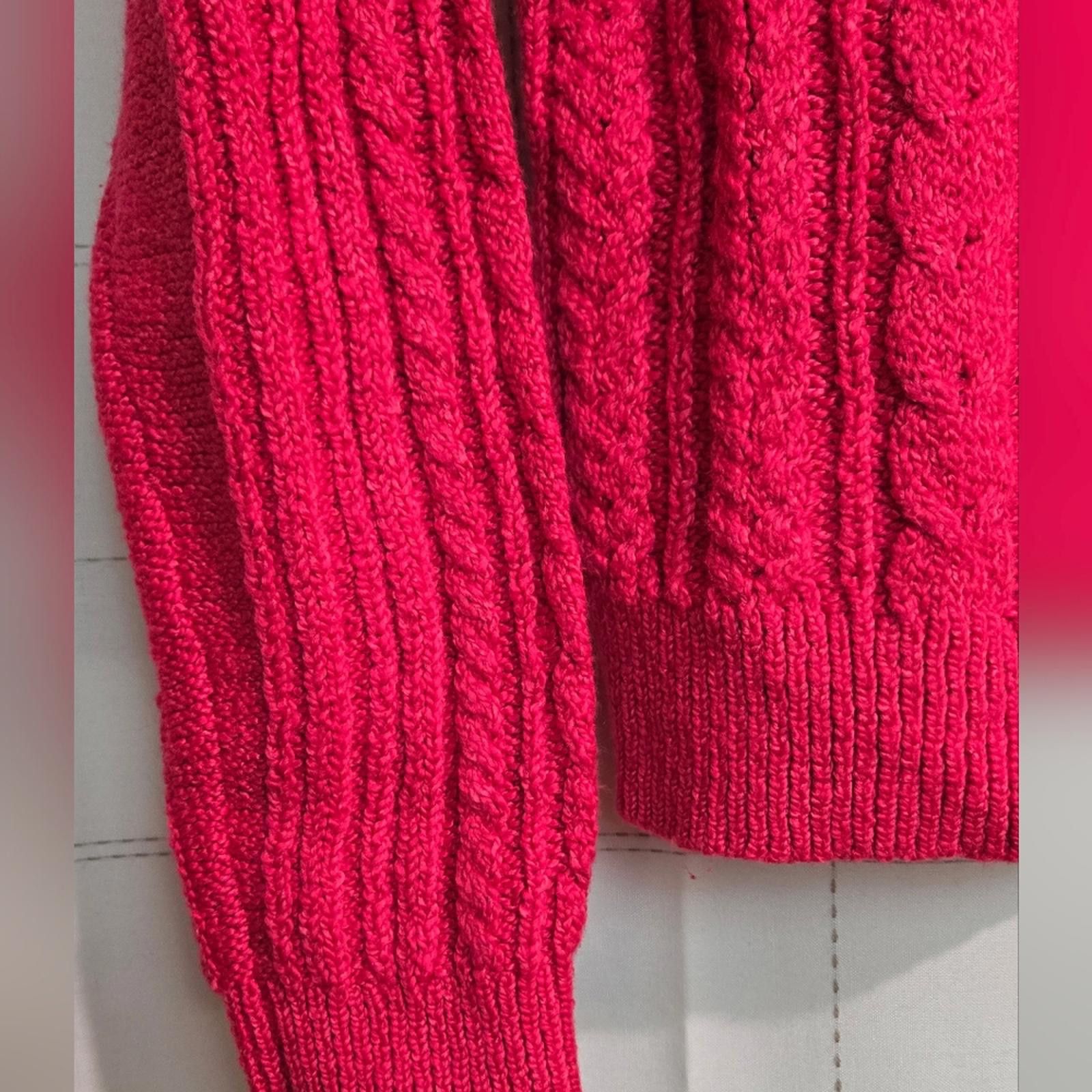 J.Crew J Crew Mockneck cable-knit sweater Size S / US 4 / IT 40 - 3 Thumbnail