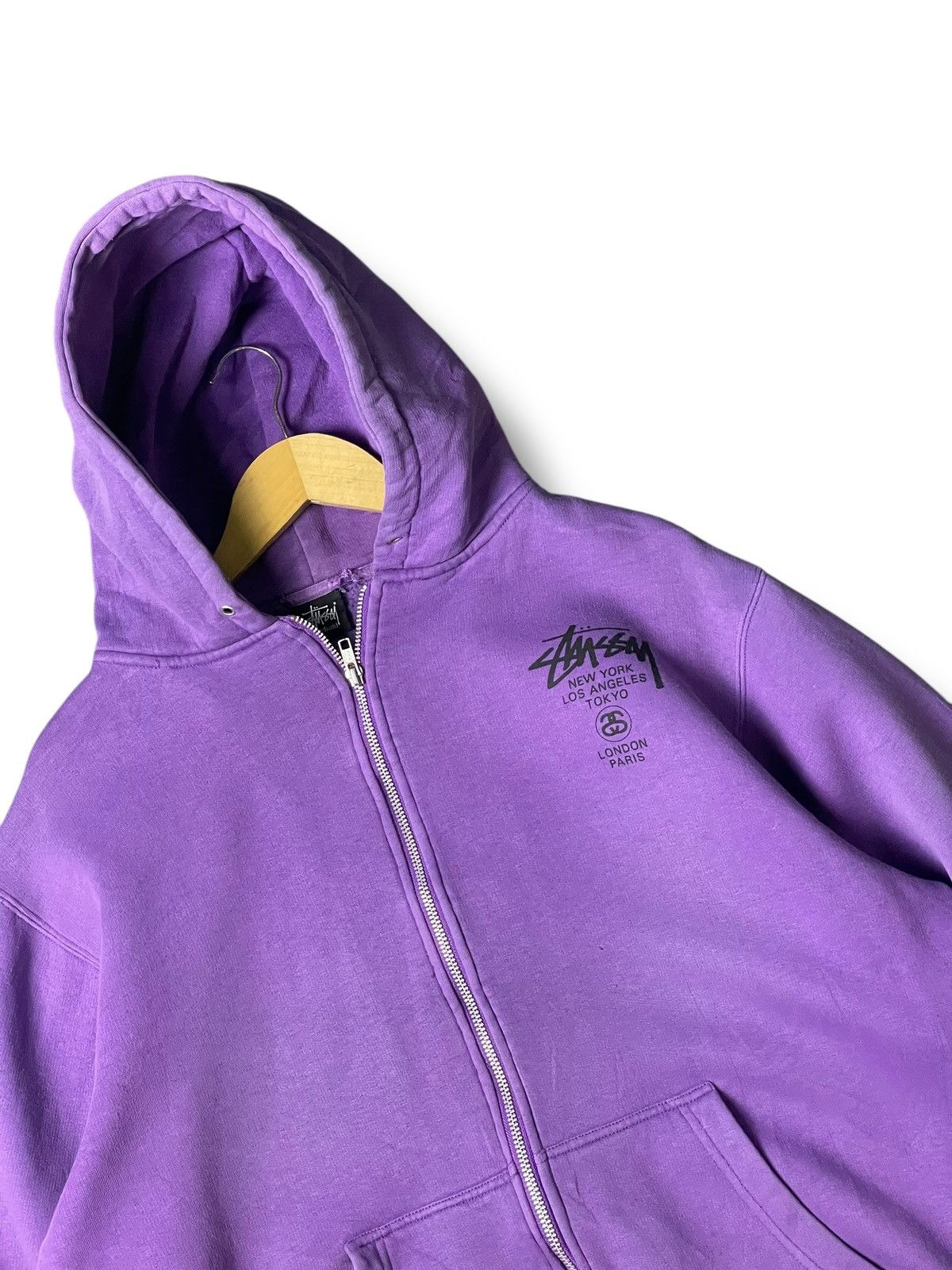 Stussy Stussy 90’s World Tour Masterpiece Hoodies (100) Size US M / EU 48-50 / 2 - 4 Thumbnail