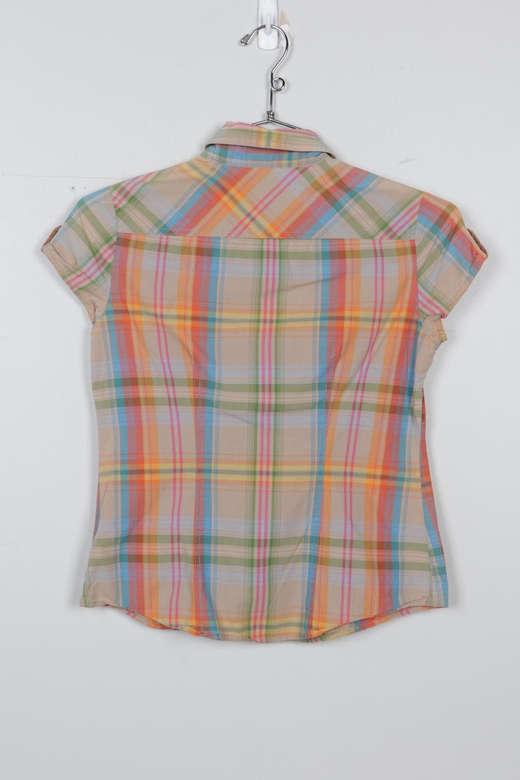 Tommy Hilfiger 00's Tommy Hilfiger Plaid Short Sleeve Button-Up Size S / US 4 / IT 40 - 2 Thumbnail