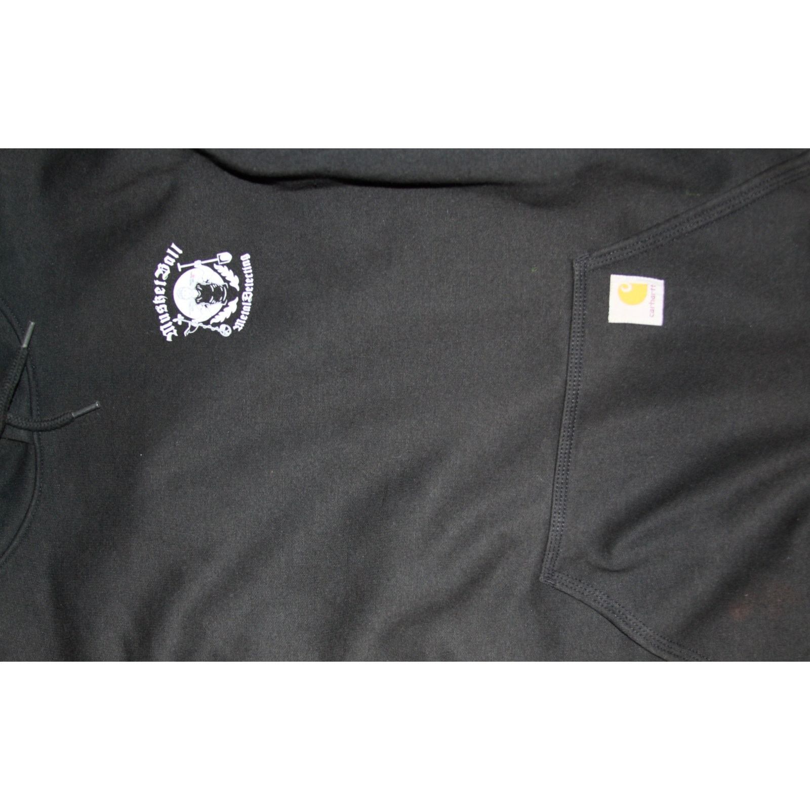 Carhartt 🔥 Carhartt XL Loose Fit Black Hoodie —Graphic 🖤 Size US XL / EU 56 / 4 - 2 Thumbnail