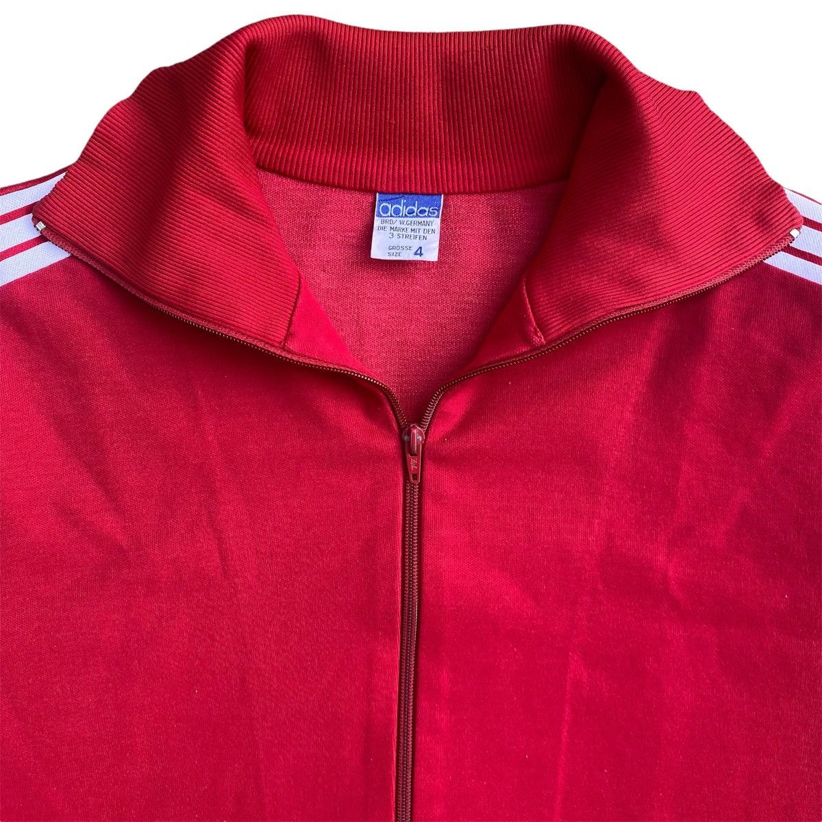 Vintage Adidas West Germany Three Stripe Track Top Late 70s
