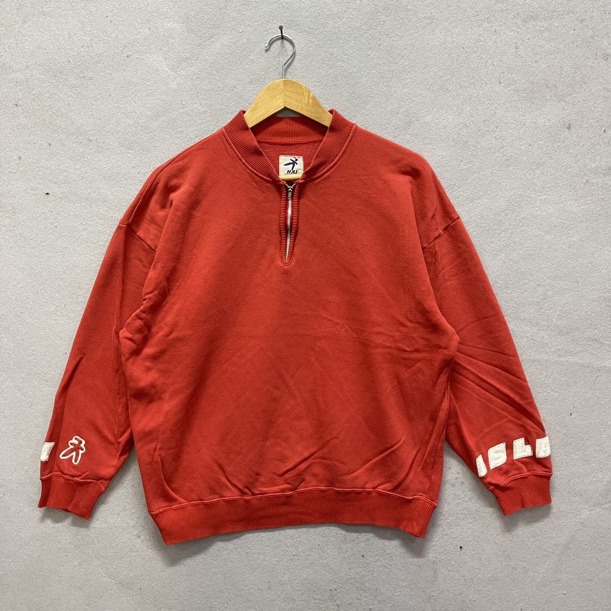 90s HAI Sporting Gear Half Zip Sweatshirt Japan