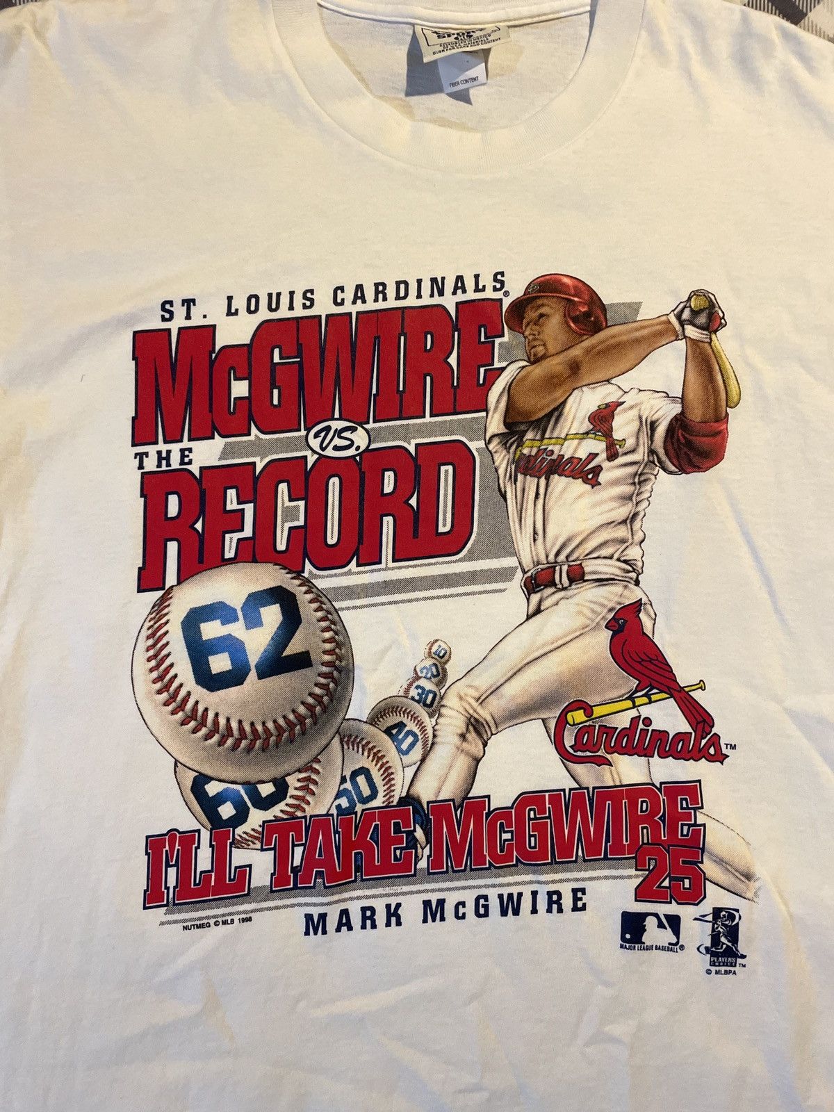 Lee Mark McGwire vs. The Record Vintage Tee Size US XL / EU 56 / 4 - 2 Thumbnail