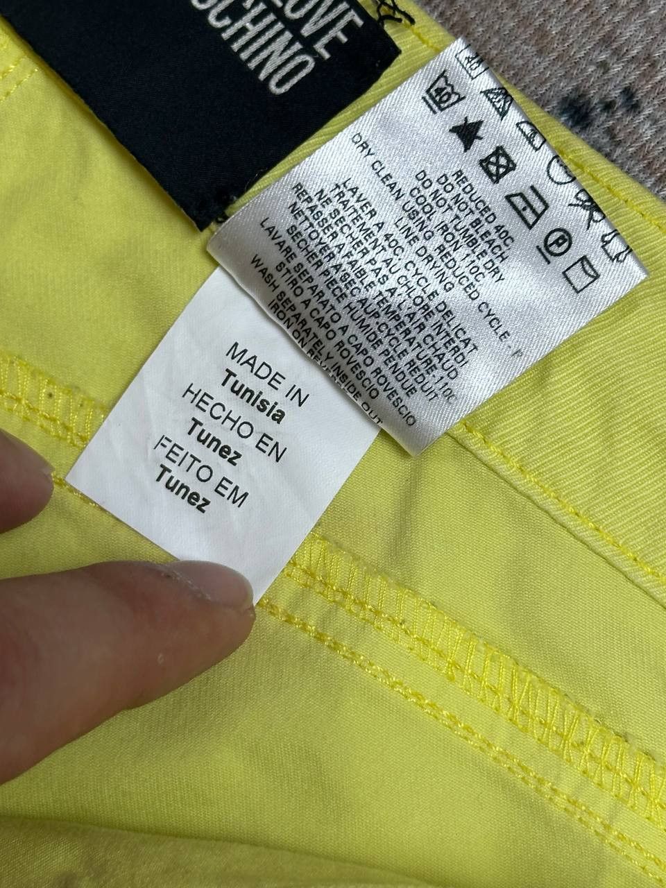 Love Moschino Love Moschino Rare Hearts Pockets Yellow Pants Vintage Size 32" / US 10 / IT 46 - 10 Thumbnail