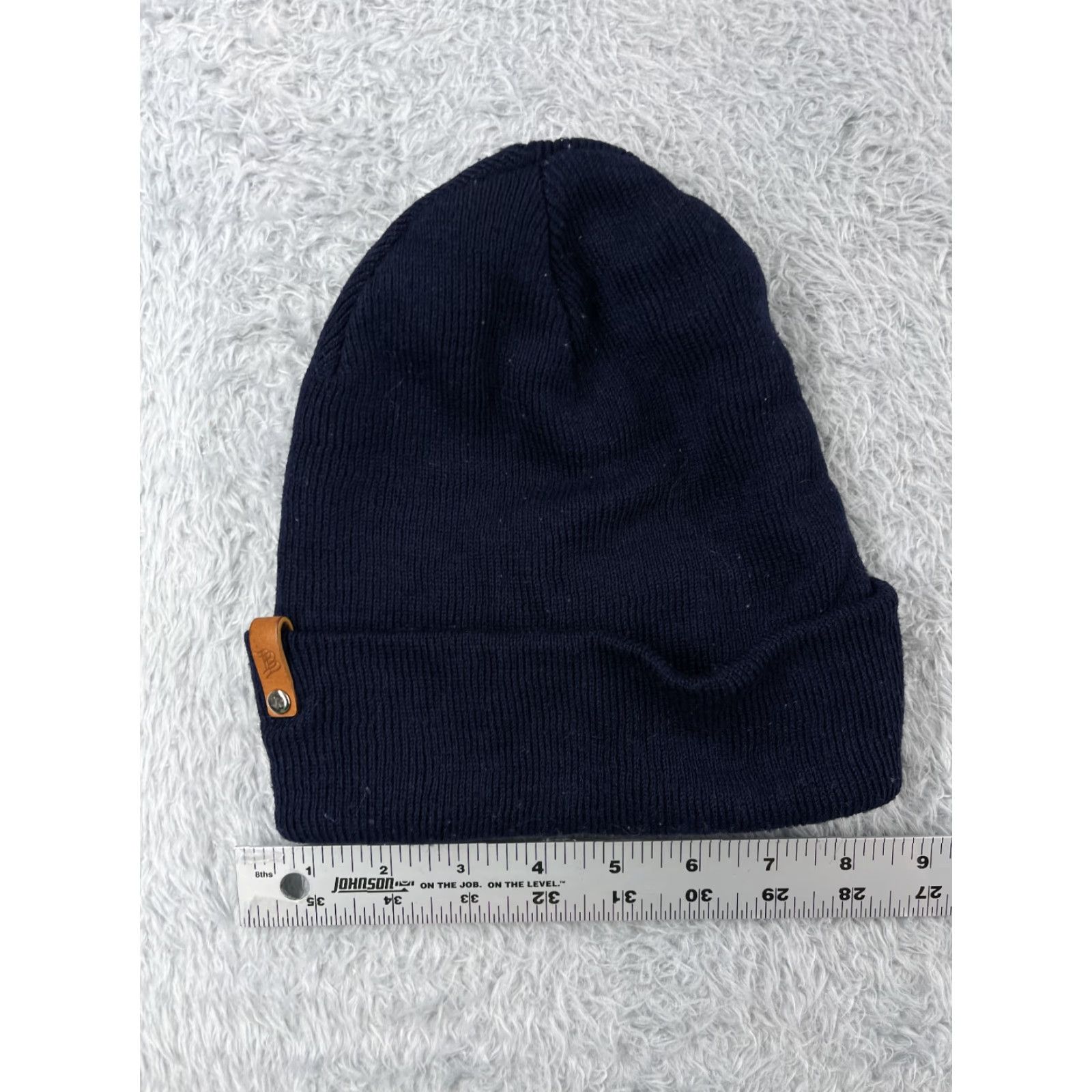 Vintage VINTAGE Montana Army National Guard Beanie Toque Adult OS Blue Knit Acrylic Outdoors Hat Men One Size Blue Army Logo 90s Mens Size ONE SIZE - 4 Thumbnail