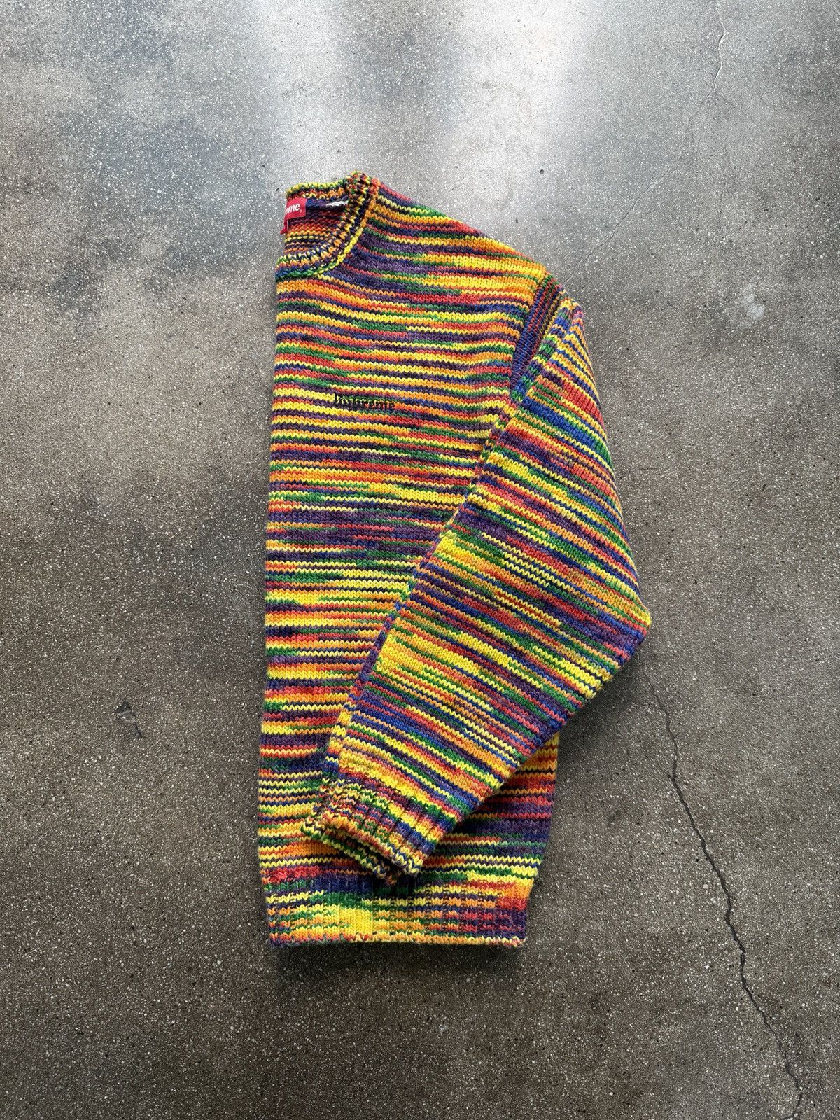 Supreme Supreme Static Sweater Multicolor Size US L / EU 52-54 / 3 - 4 Thumbnail