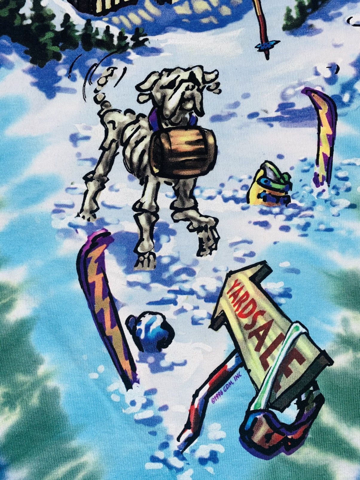 Flatbush Zombies × Grateful Dead × Vintage Grateful Dead 90s Snow Vintage Tee NikeSB Pleasures Size US L / EU 52-54 / 3 - 11 Thumbnail