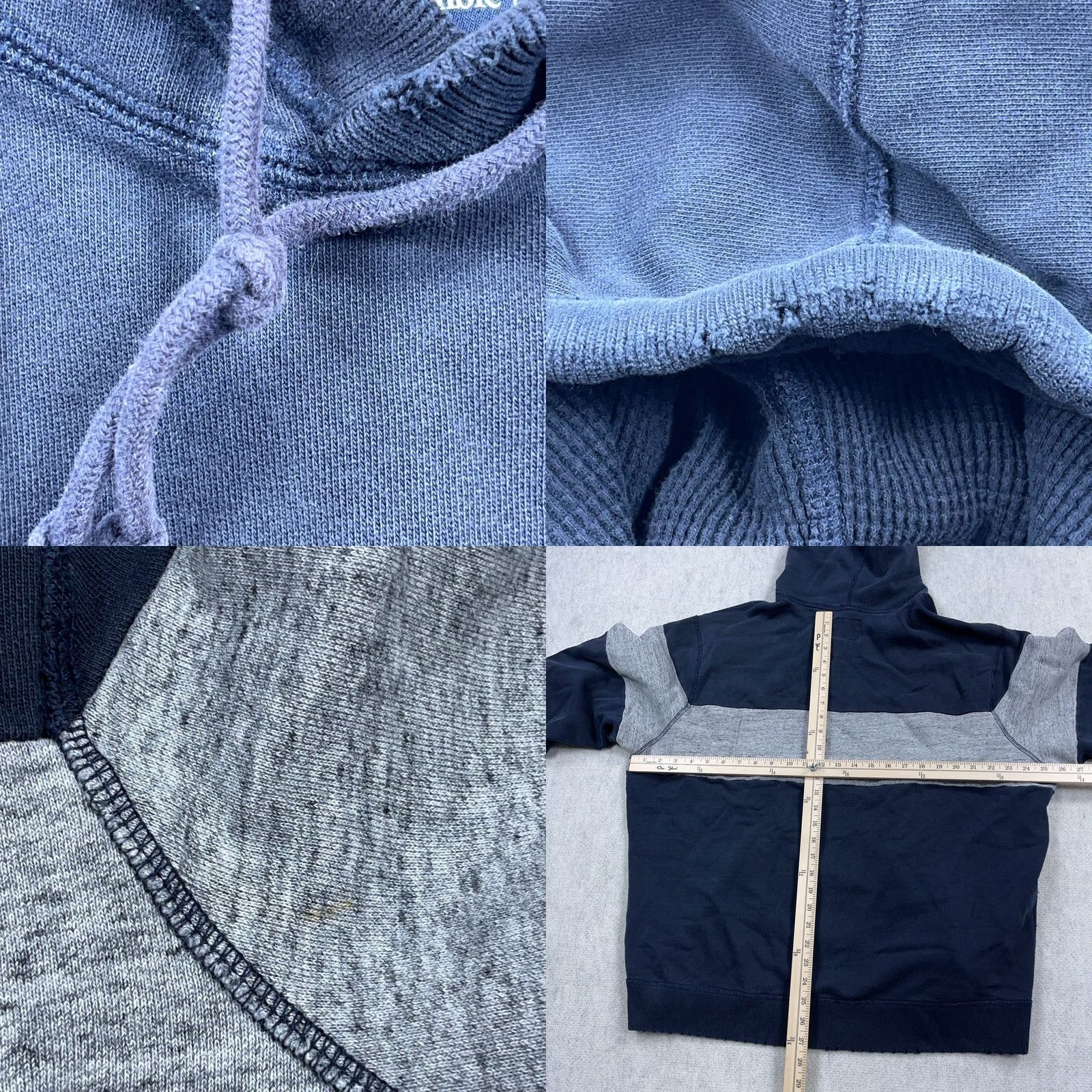 Abercrombie & Fitch VINTAGE Abercrombie & Fitch Hoodie Men 2XL Blue Logo Embroidered PullOver Crew Neck Hooded Fleece Sports Classic Size US XXL / EU 58 / 5 - 8 Thumbnail