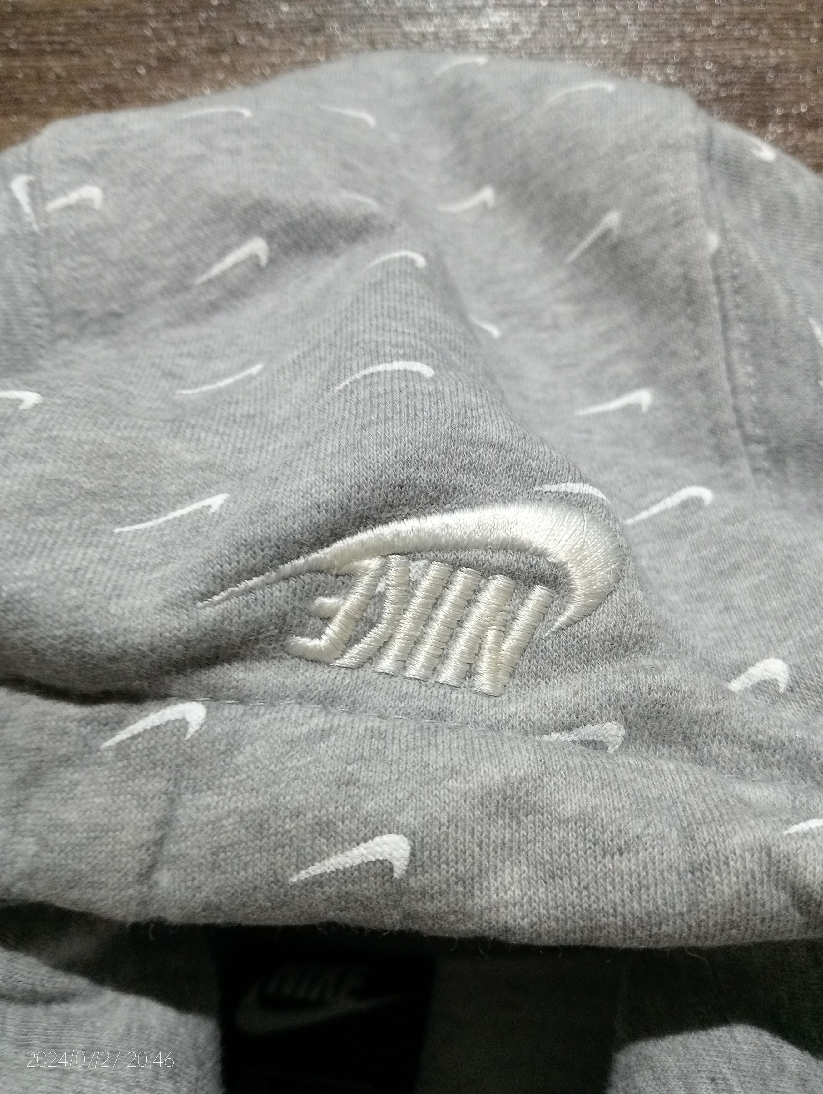 Nike Vintage Y2K Nike All Over Swoosh Logo Pullover Hoodie Size US M / EU 48-50 / 2 - 5 Thumbnail