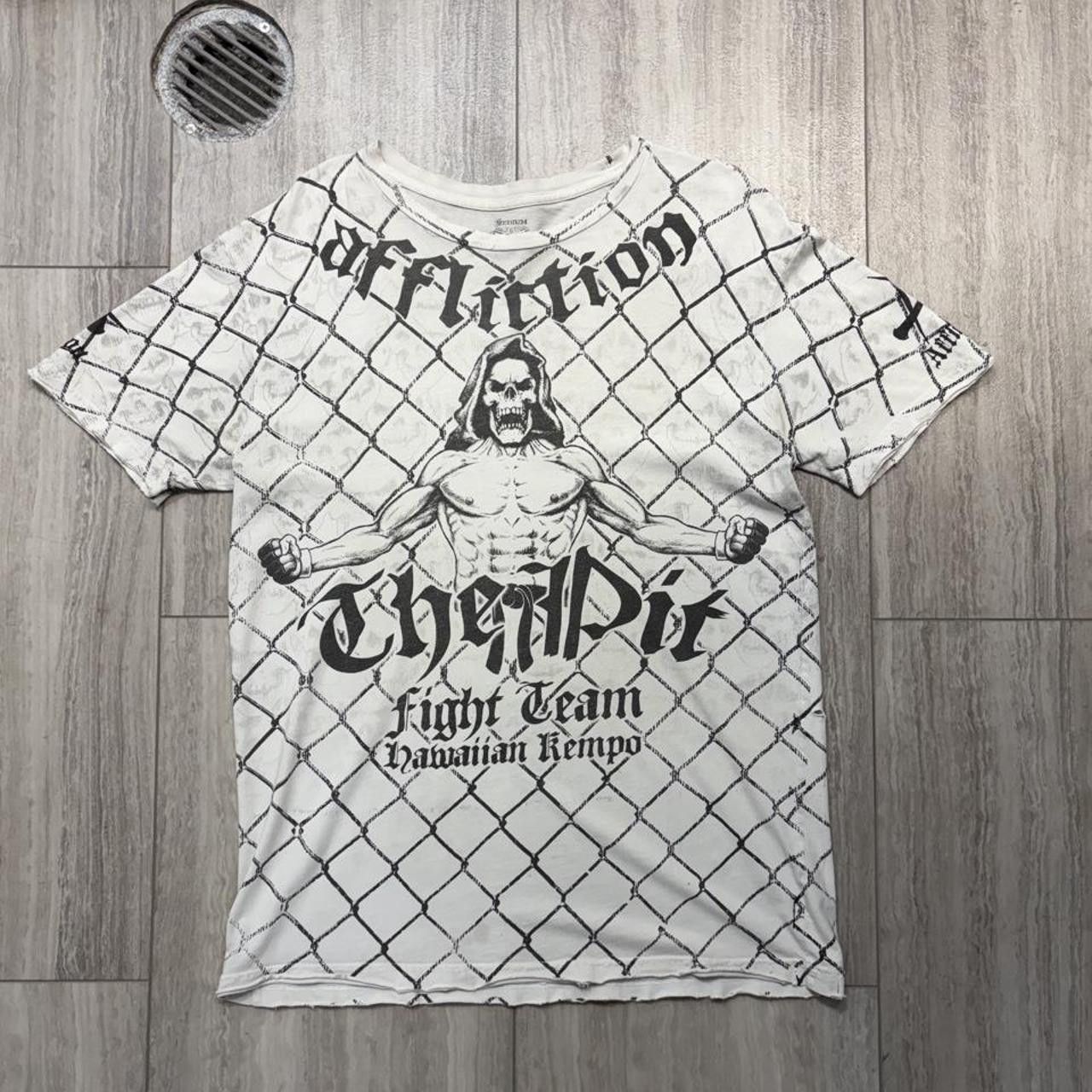 Affliction AFFLICTION “THE PIT” CHAINLINK TEE Size US M / EU 48-50 / 2 - 1 Thumbnail