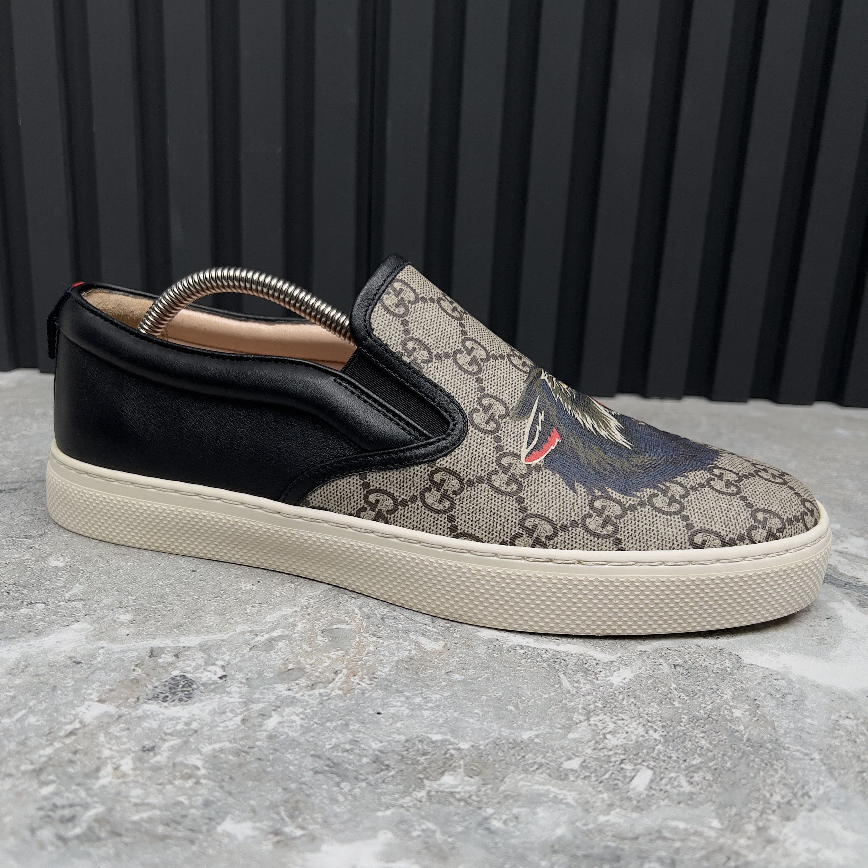 Gucci Gucci Dublin Wild Wolf GG Supreme Slip-On Leather Size US 9 / EU 42 - 6 Thumbnail