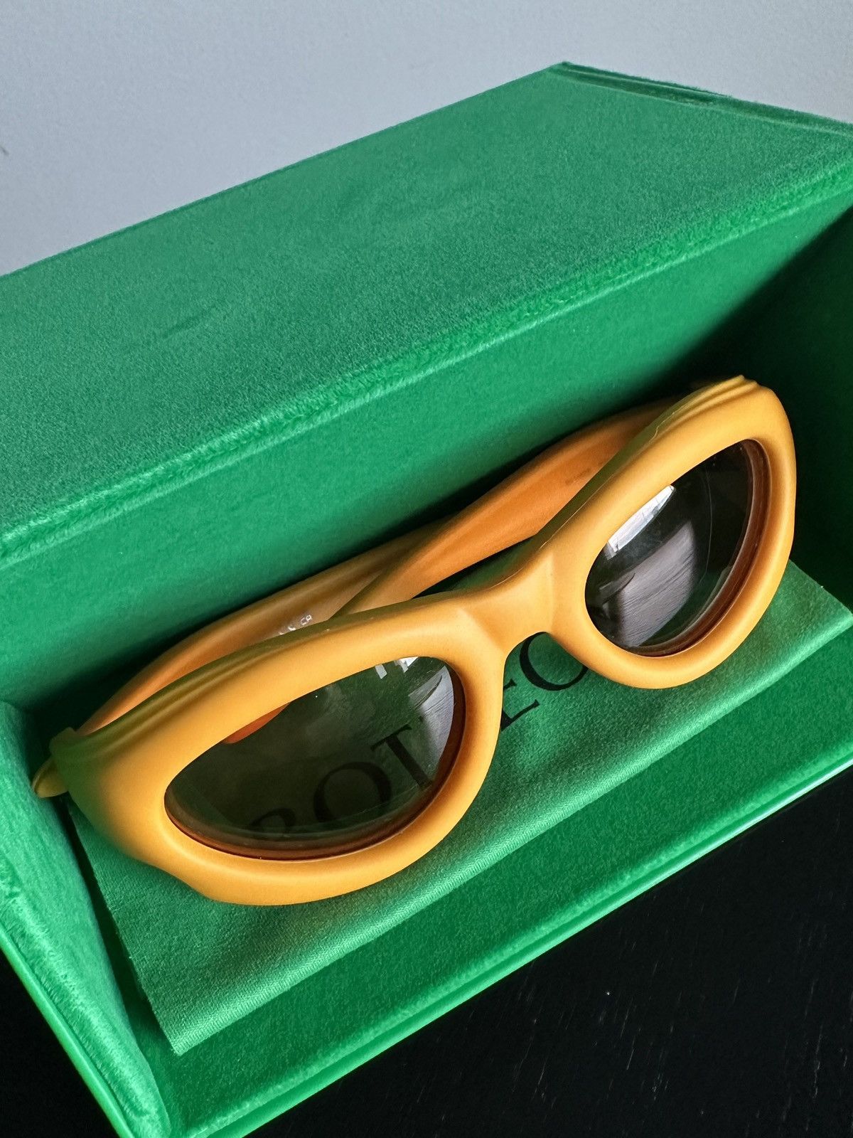 image of Bottega Veneta Sunglasses in Orange, Women's
