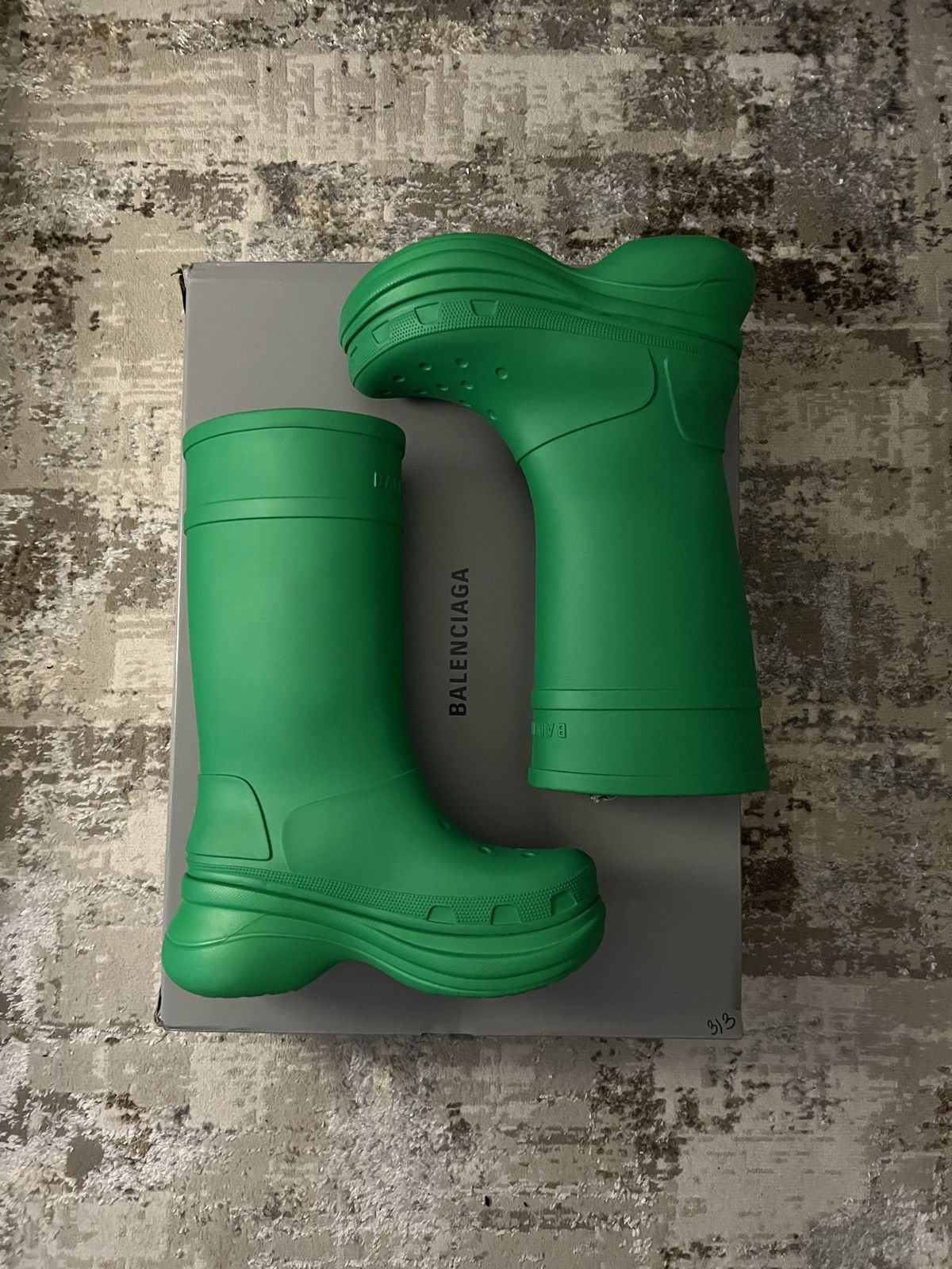 Balenciaga Balenciaga Croc Boots Size US 12 / IT 42 - 1 Thumbnail