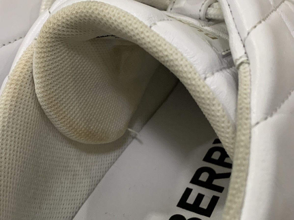 Burberry BURBERRY AUXBURTON LEATHER QUILTED SNEAKERS Size US 12 / EU 45 - 11 Thumbnail
