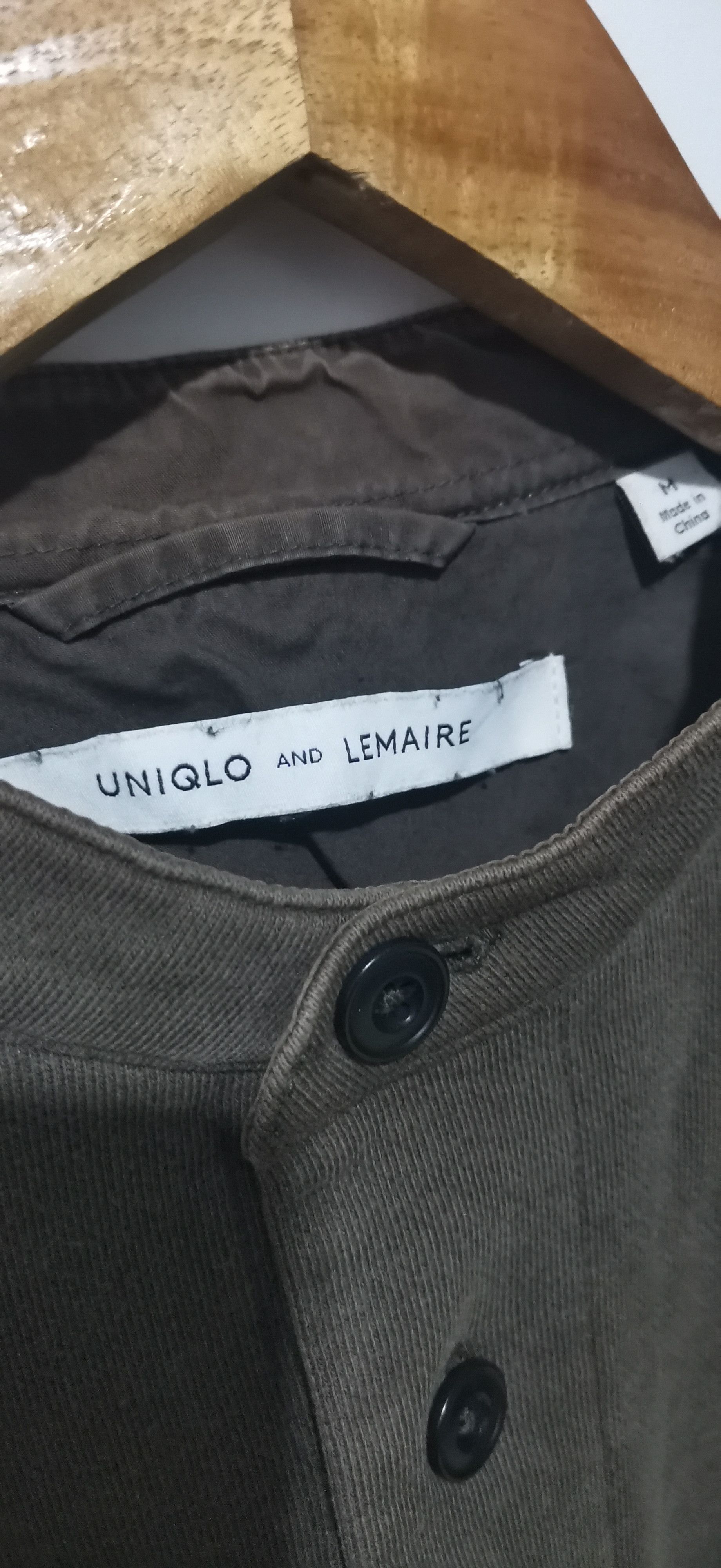 Lemaire × Uniqlo Uniqlo x Lemaire Jacket Button – Army Green Size US M / EU 48-50 / 2 - 4 Thumbnail