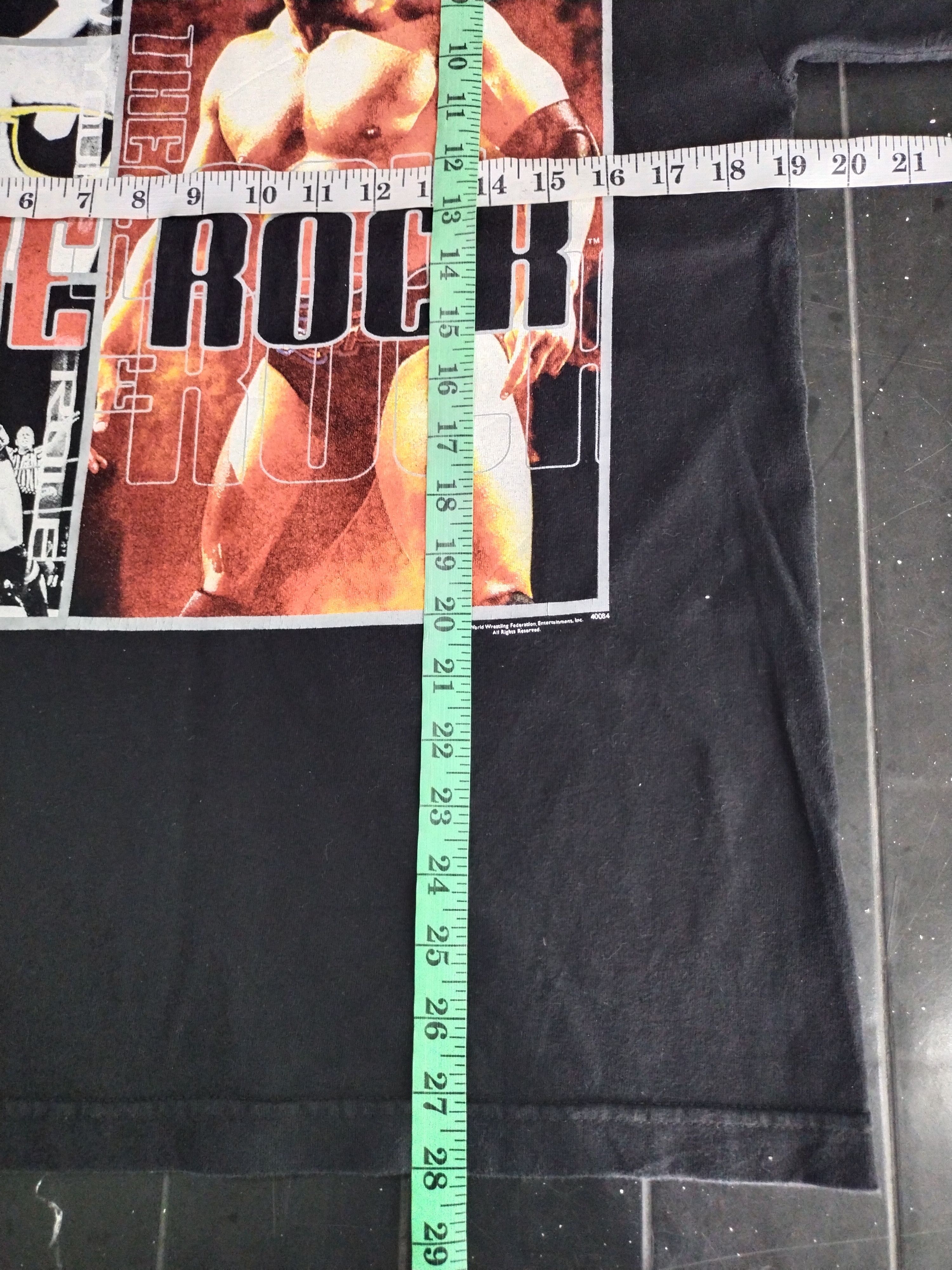 WWF Vintage 00's WWF The Rock Smacketh Down Shirt Tee Size US M / EU 48-50 / 2 - 13 Thumbnail