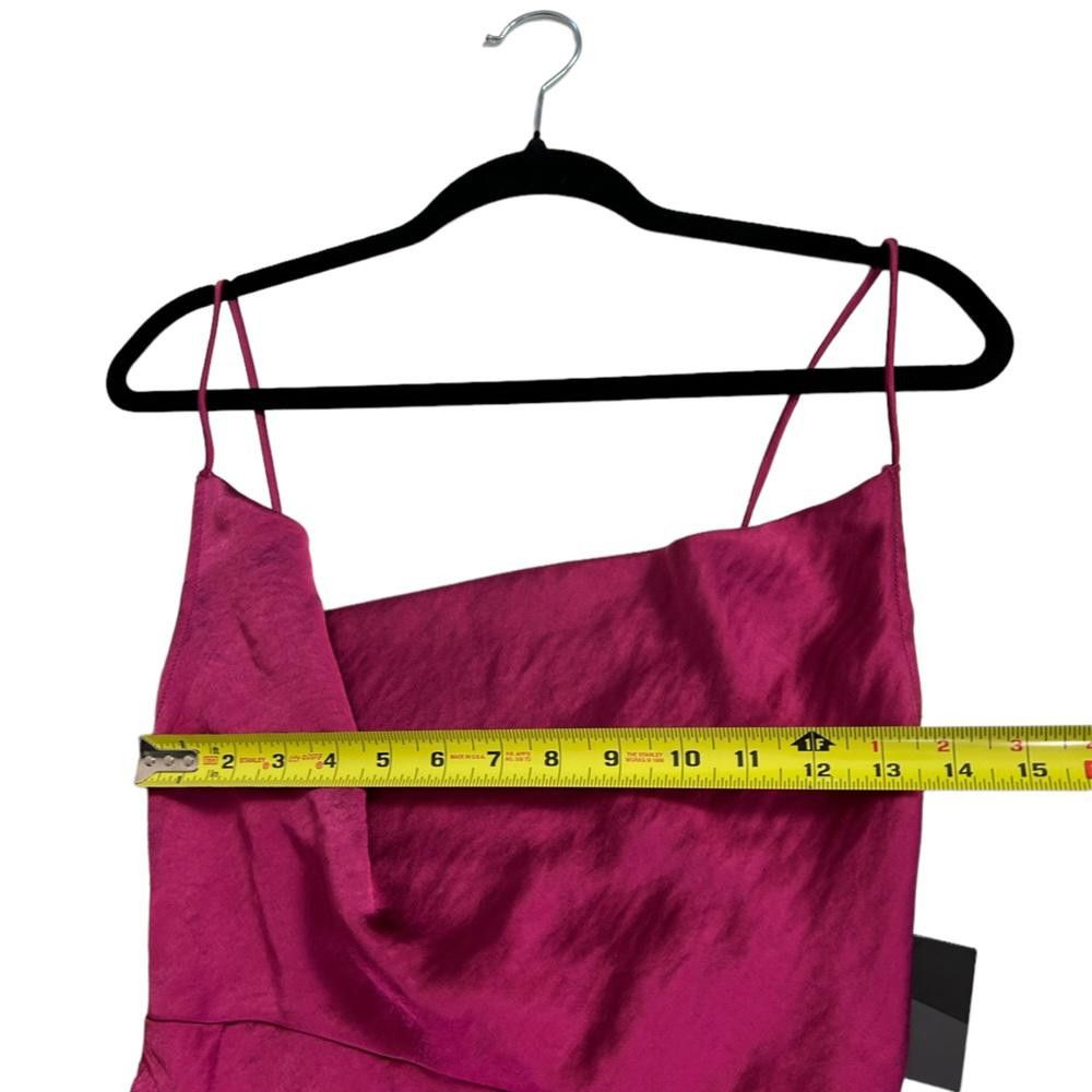 Lioness Lioness l NWT Walk The Line Satin Magenta Midi Dress Small Size S / US 4 / IT 40 - 8 Thumbnail