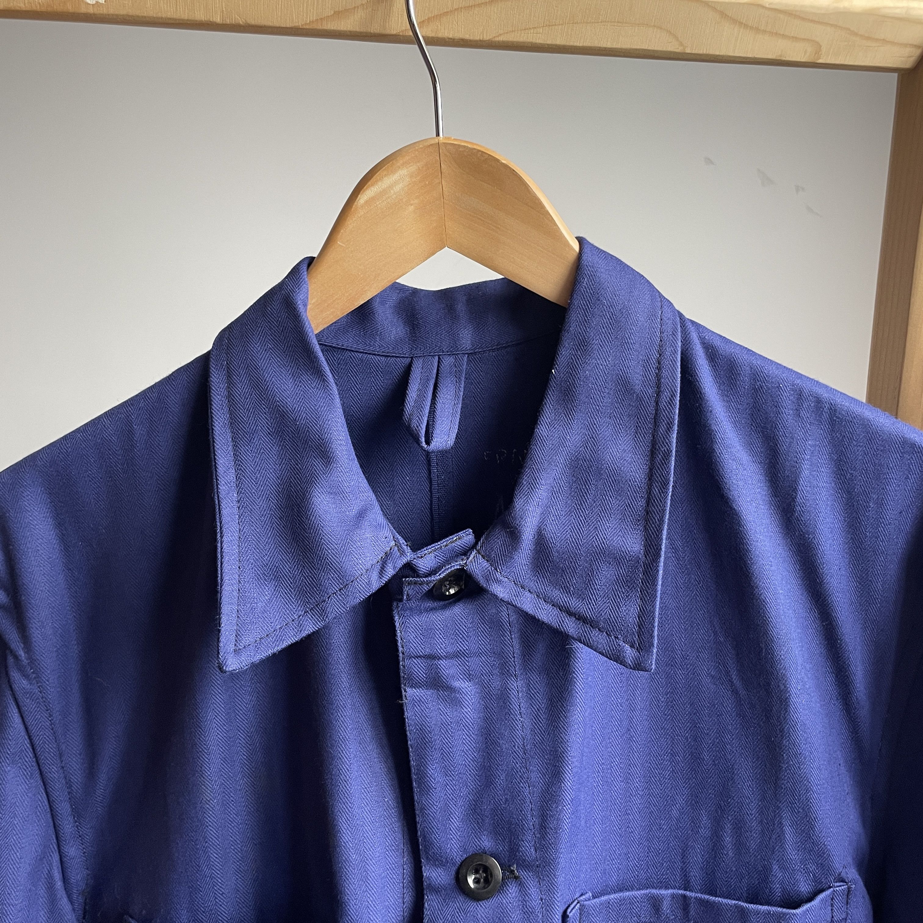 Vintage Deadstock Vintage 80's HBT Franz Weiss Austrian Work Jacket Size US L / EU 52-54 / 3 - 4 Thumbnail