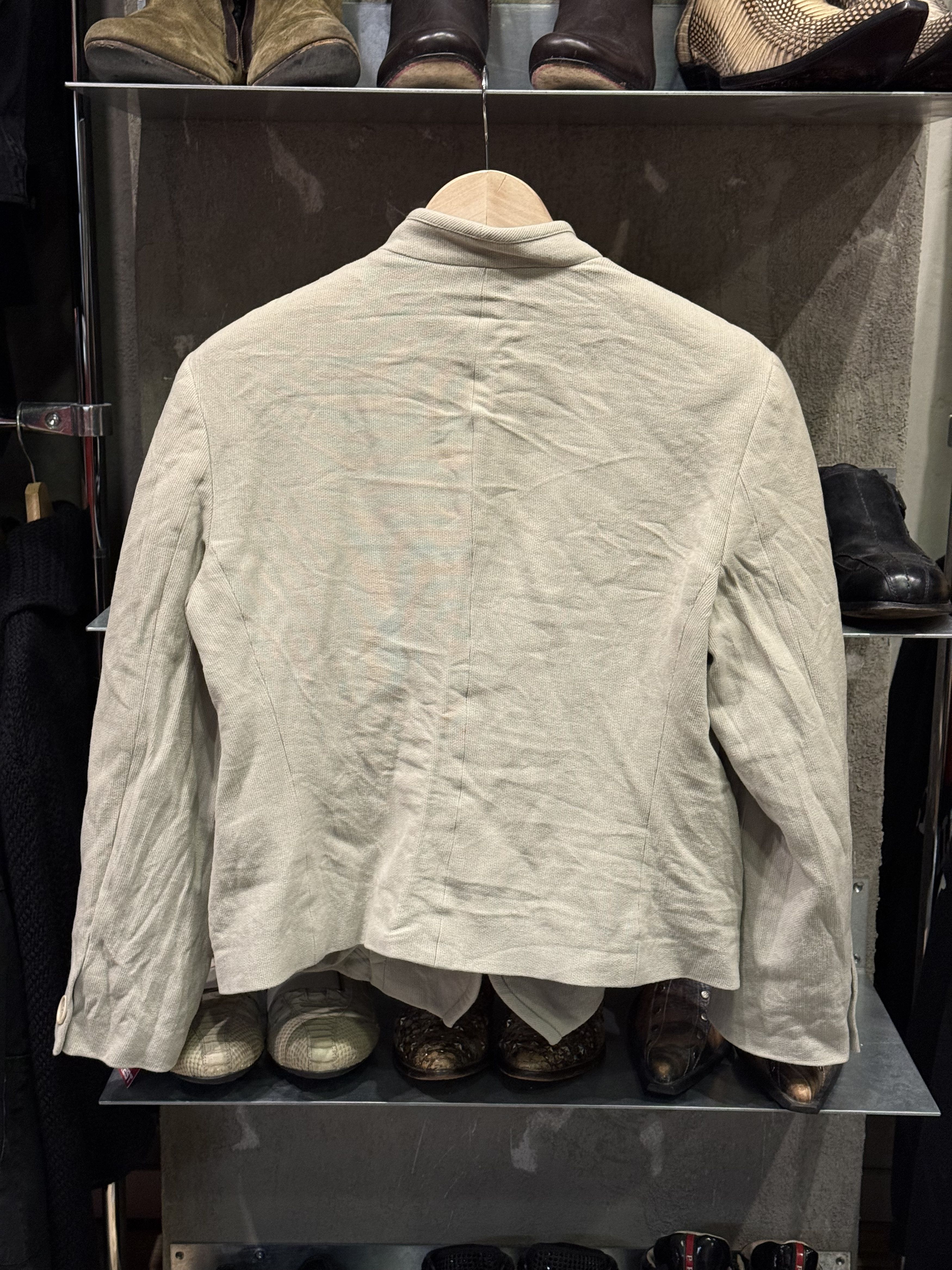 Emporio Armani 1980s Vintage Emporio Armani Wool button up blazer jacket Size M / US 6-8 / IT 42-44 - 7 Thumbnail