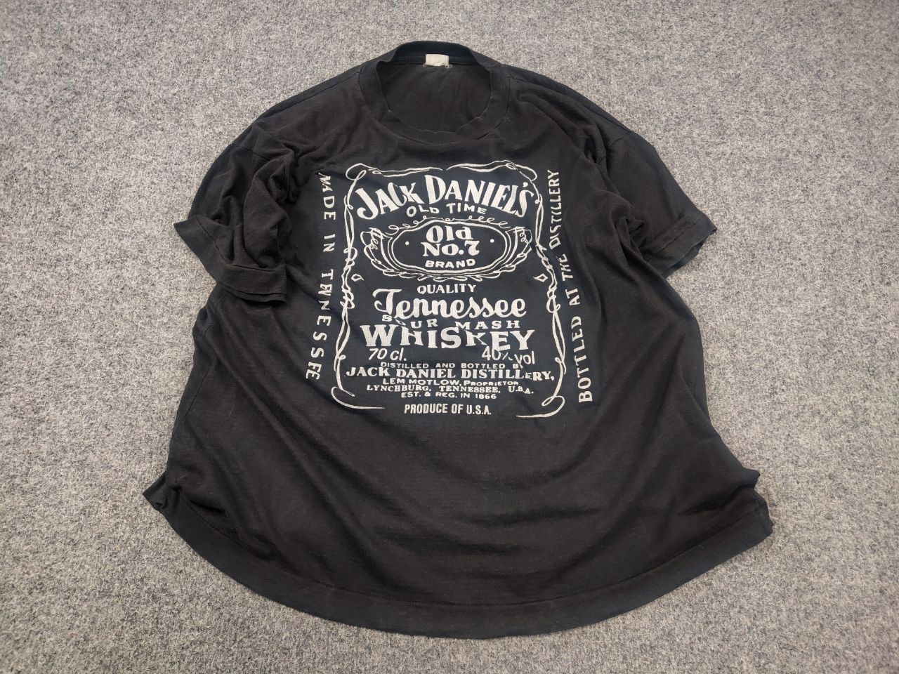 Vintage Vintage 80's Jack Daniels T Shirt USA Screen Stars Tee Size US M / EU 48-50 / 2 - 2 Thumbnail