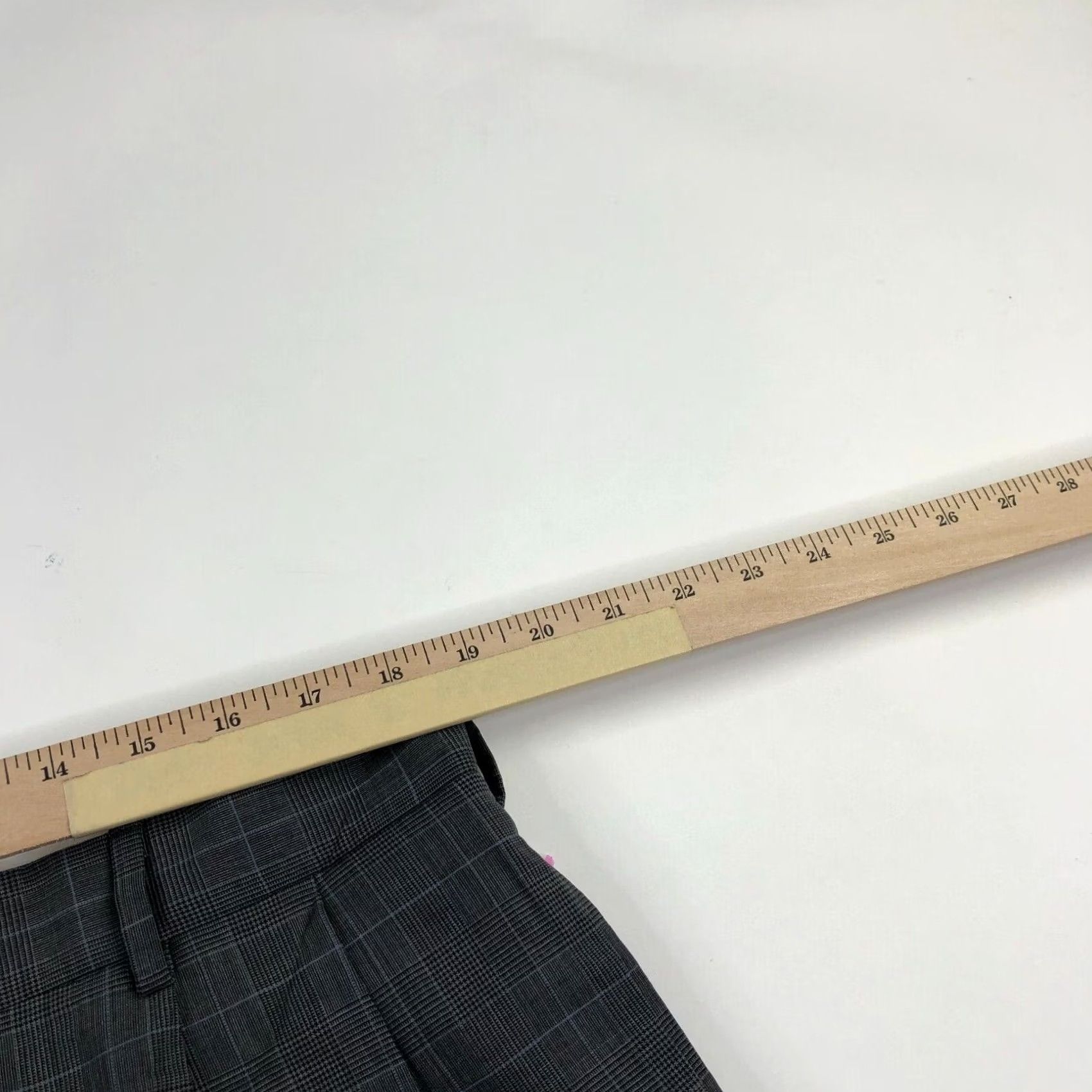 Brooks Brothers Brooks Brothers Madison BrooksCool Wool Pants Gray Plaid 45R W40 37W 29.5L Dress Pants Belt Loops Button Front Regular Men Size US 37 - 7 Thumbnail