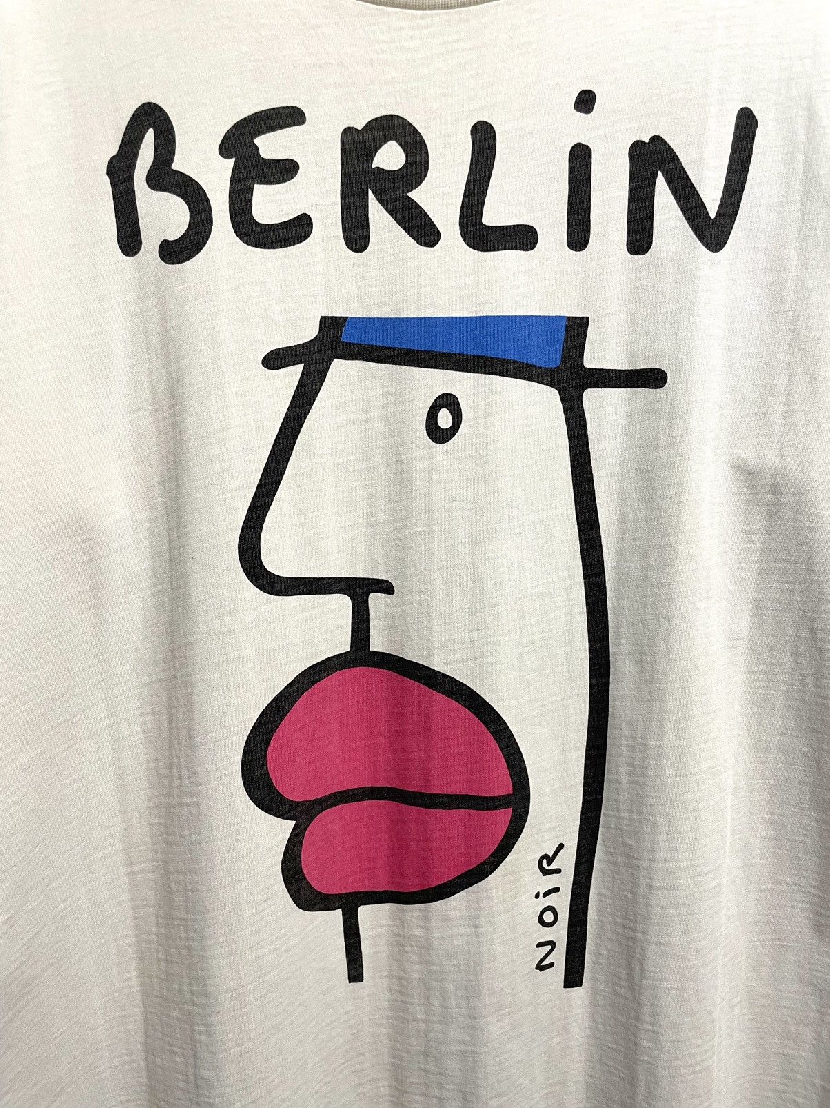 Arts & Science RARE Thierry Noir Berlin Germany Cartoon Faces T-Shirt Size US XXL / EU 58 / 5 - 6 Thumbnail
