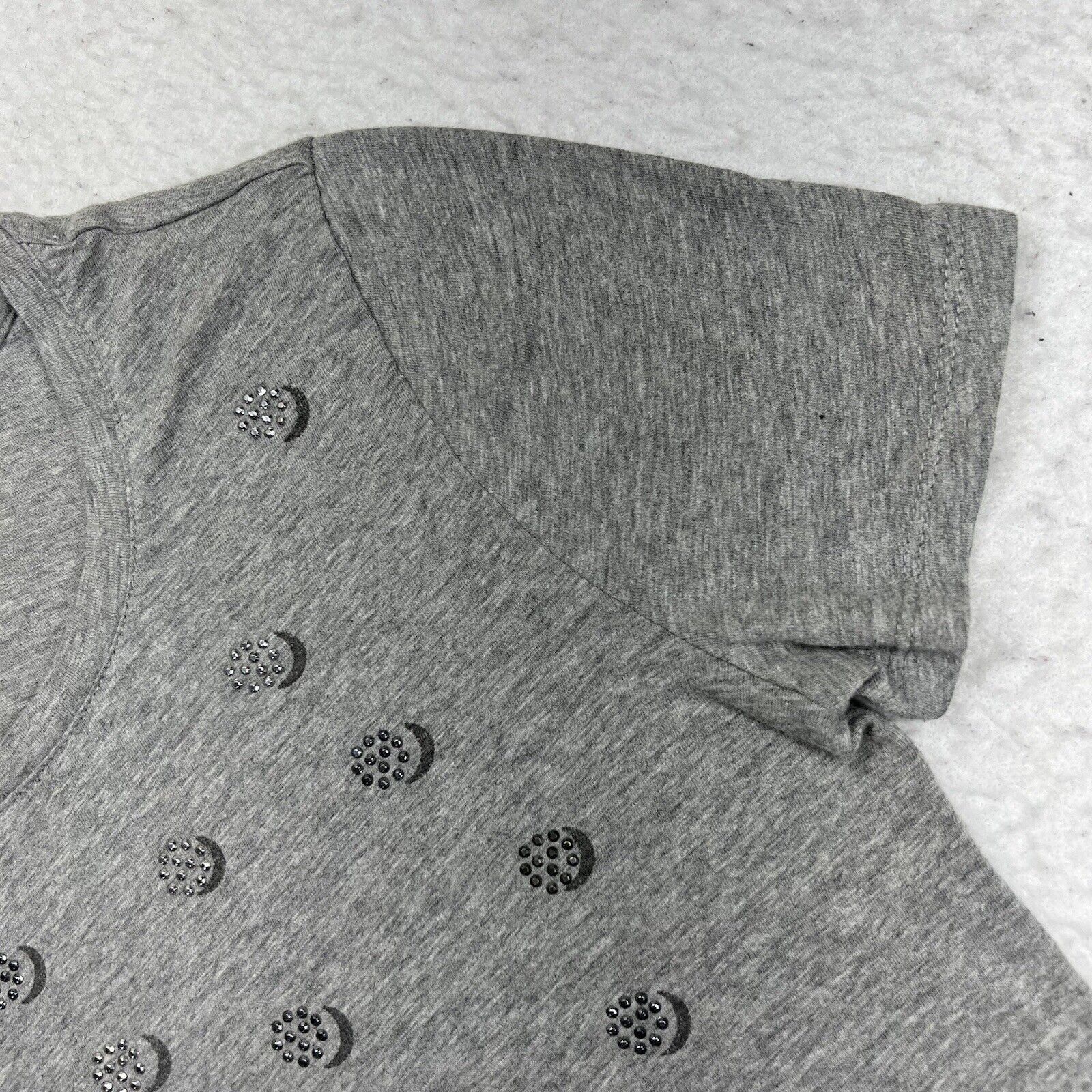 Tommy Hilfiger Tommy Hilfiger XS Relaxed Sparkle Glitter Graphic T Shirt Size XS / US 0-2 / IT 36-38 - 4 Thumbnail